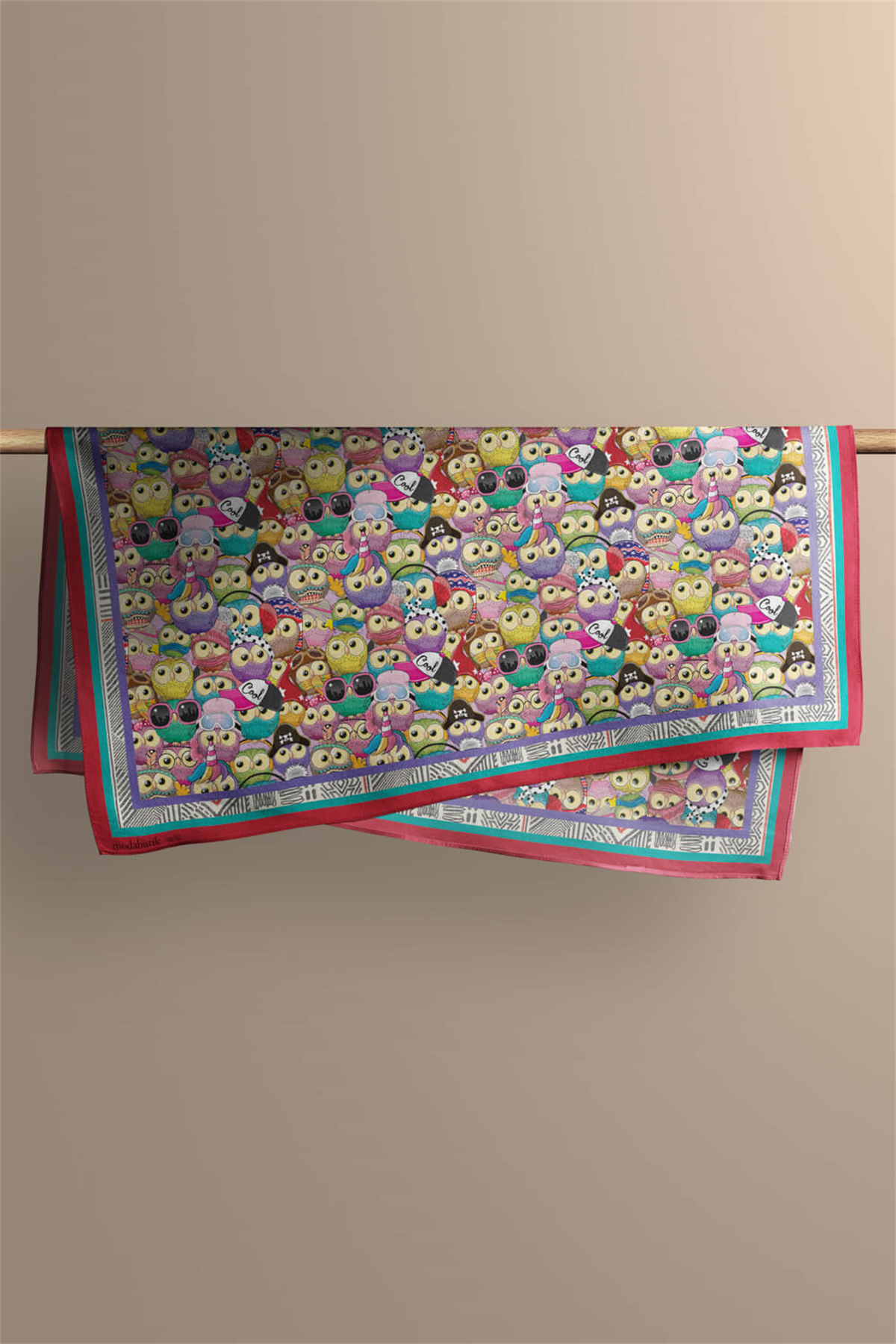 C112 KADIN DESENLİ BANDANA