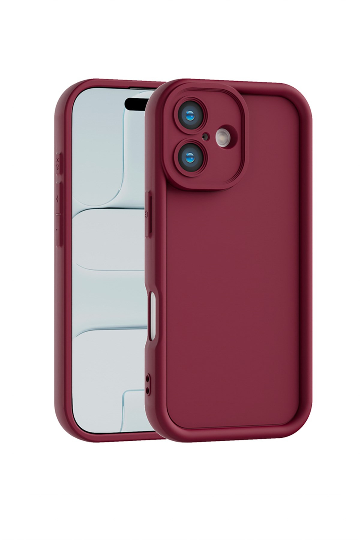 iPhone 16 Plus Kılıf – Kamera Çıkıntılı – Mat Silikon Telefon Kılıfı