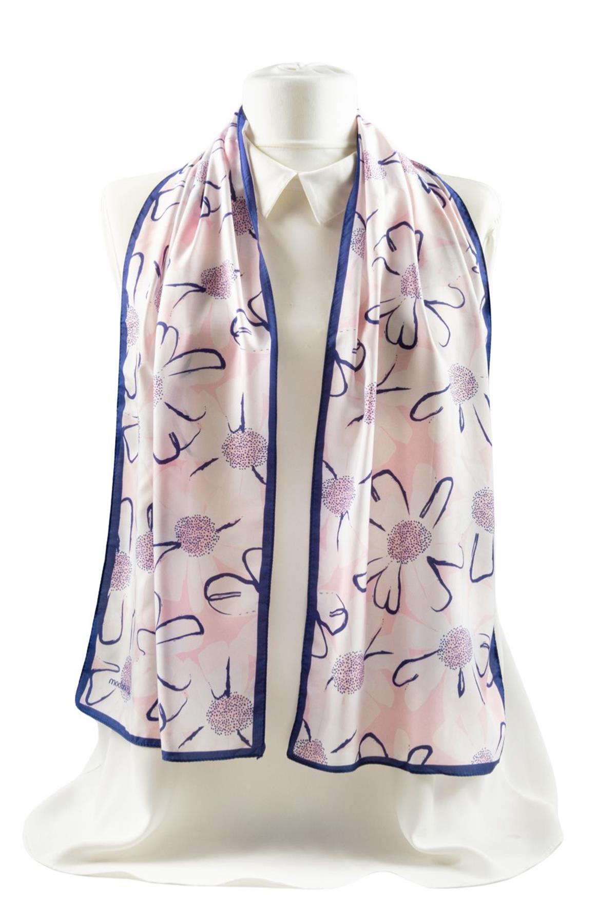 I93 Modabutik Papatya Desenli Kadın Fular