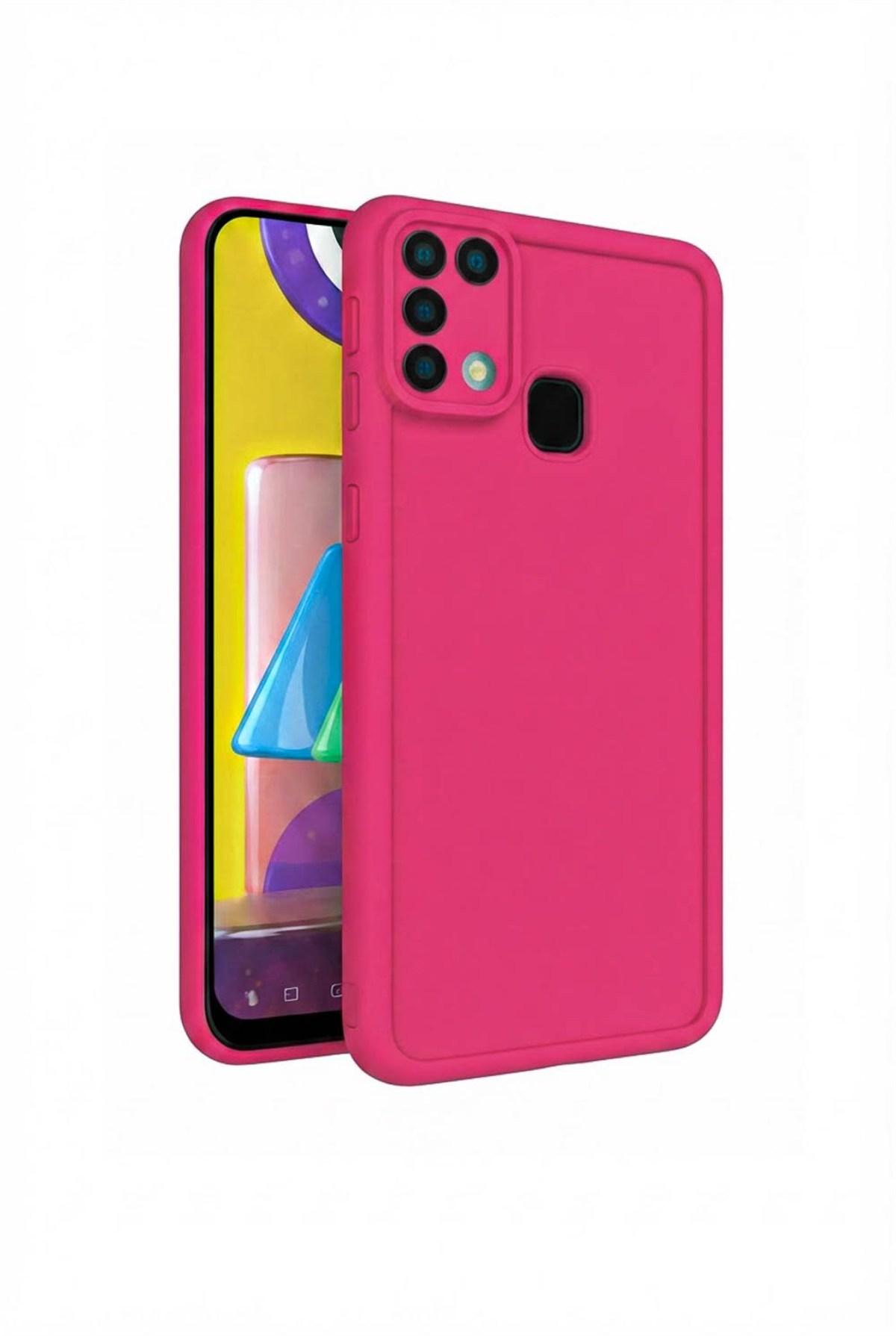 Samsung Galaxy M31 / M21s / F41 Kılıf – Kamera Çıkıntılı – Mat Silikon Telefon Kılıfı