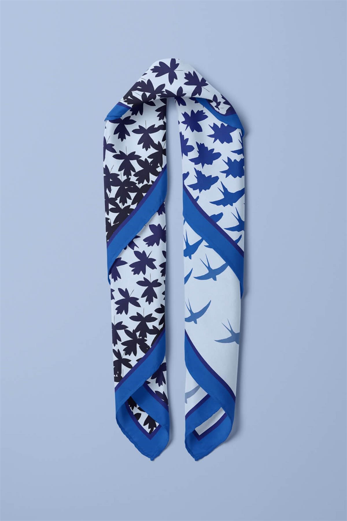 B49 Violla Martı Desenli Bandana