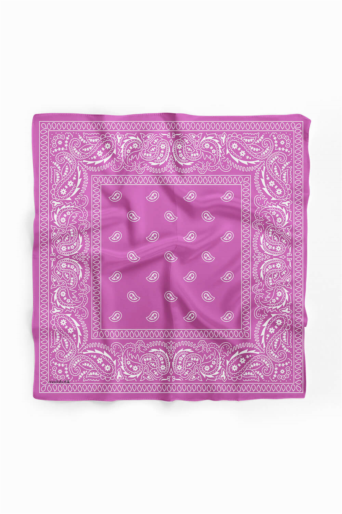 D81 Modabutik Şal Desenli Bandana