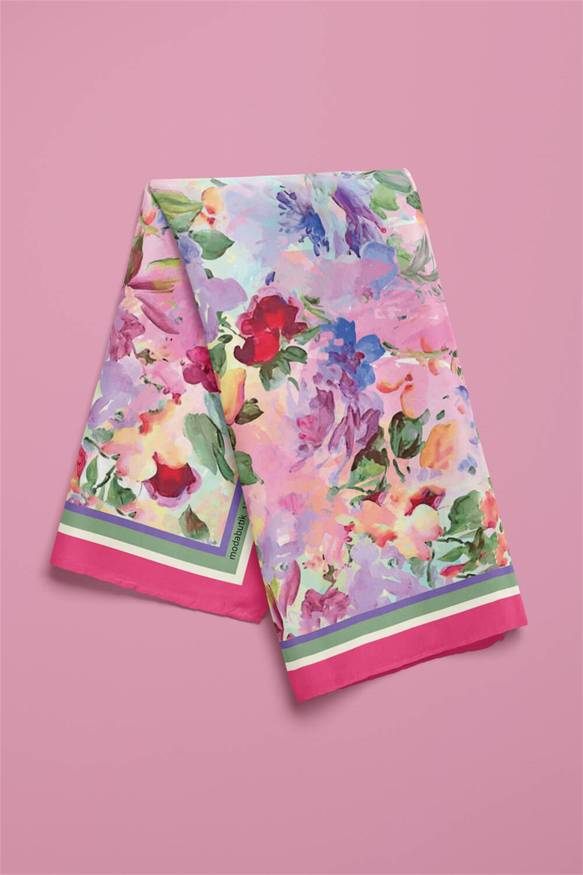 C61 FLOWERS COLORFUL BANDANA