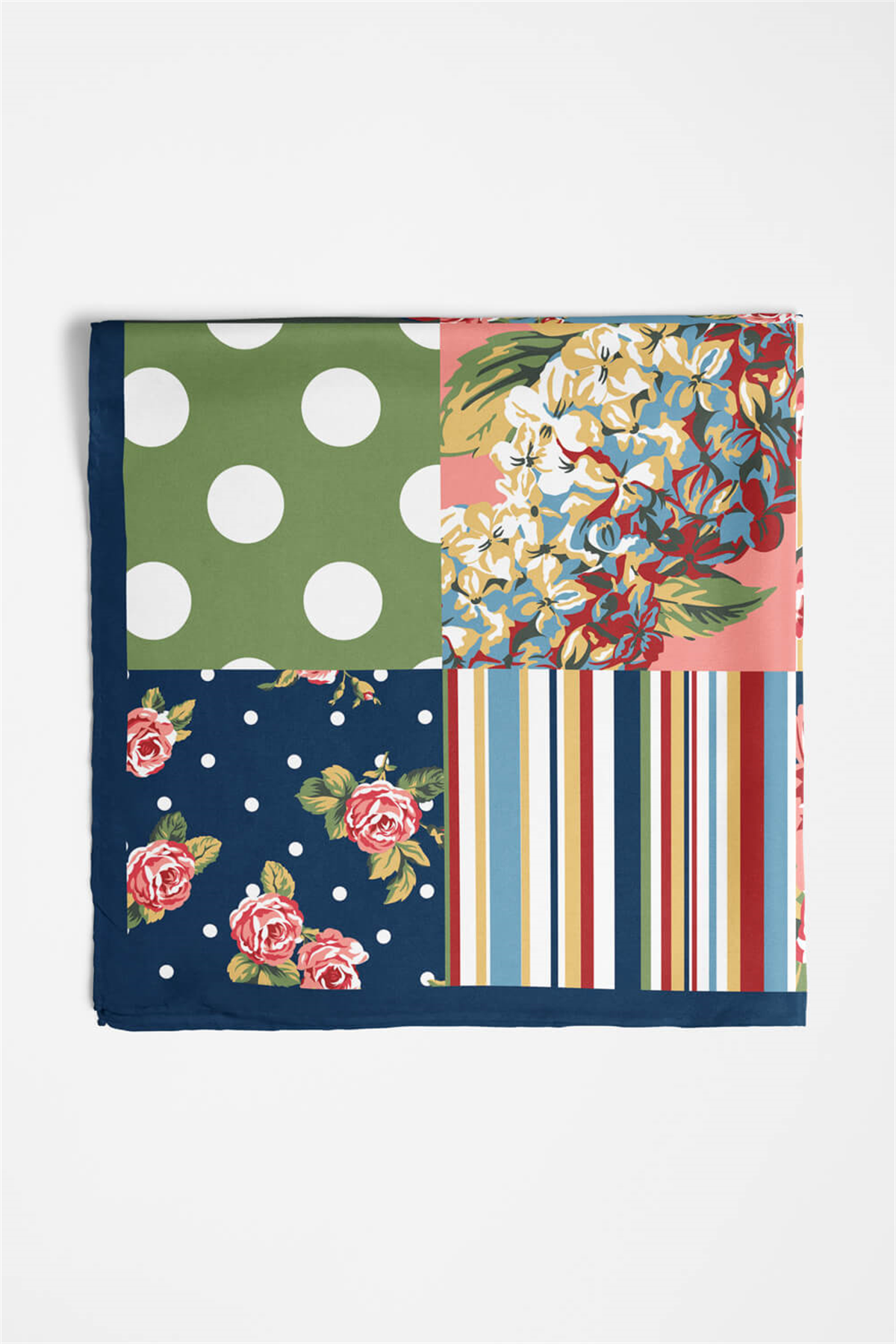 V9 Modabutik Çiçek Desenli Bandana