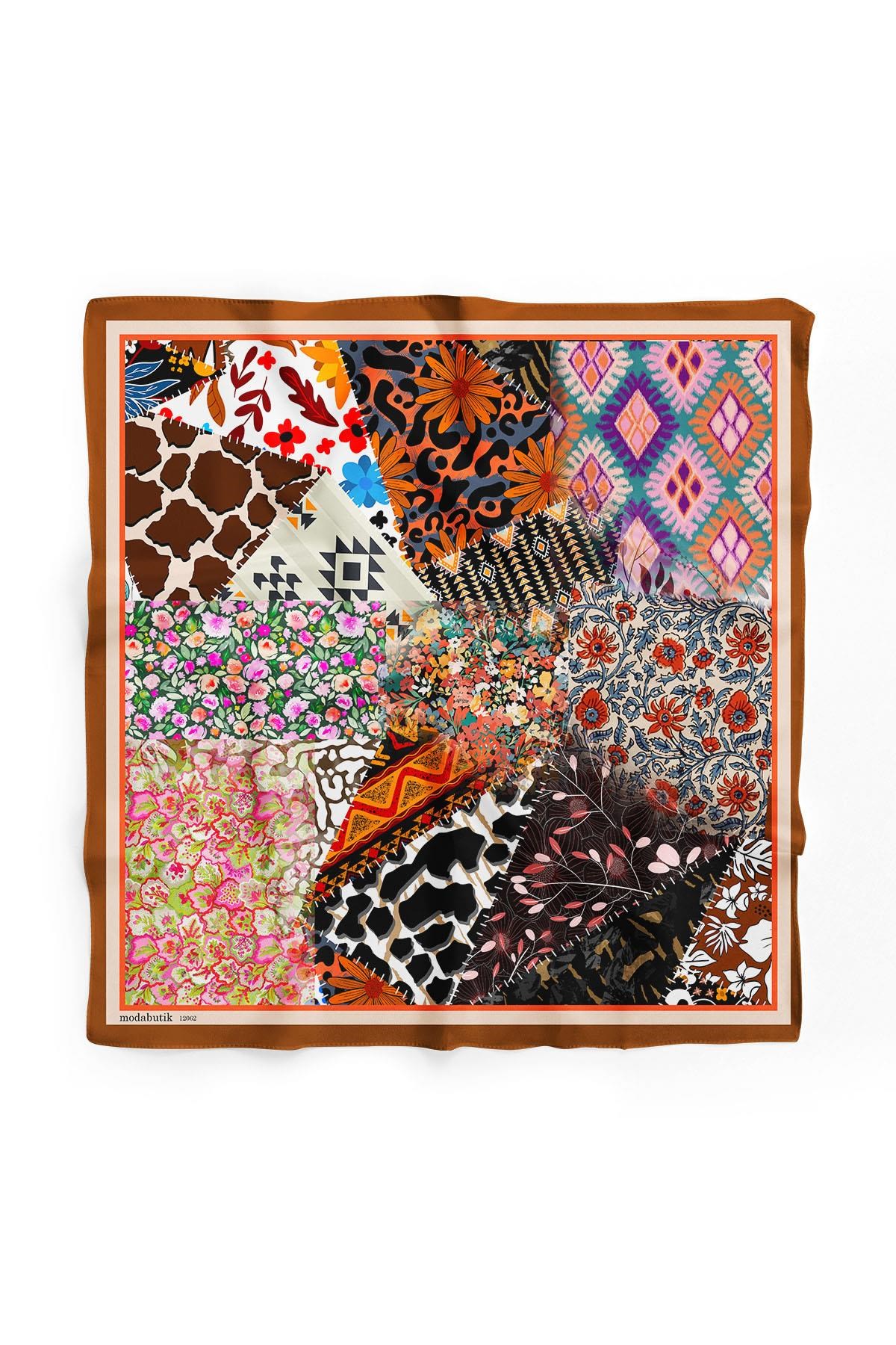 Violla H17 ETNIC FLOWERS PATCHWORK BANDANA