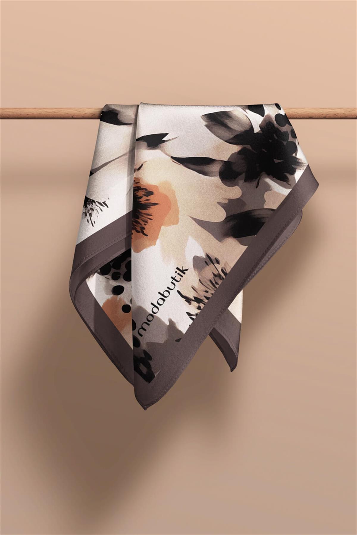 Modabutik Çiçek Desenli Fular