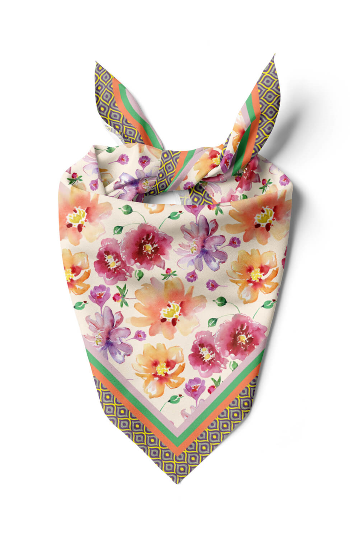 C13 KADIN DESENLİ BANDANA