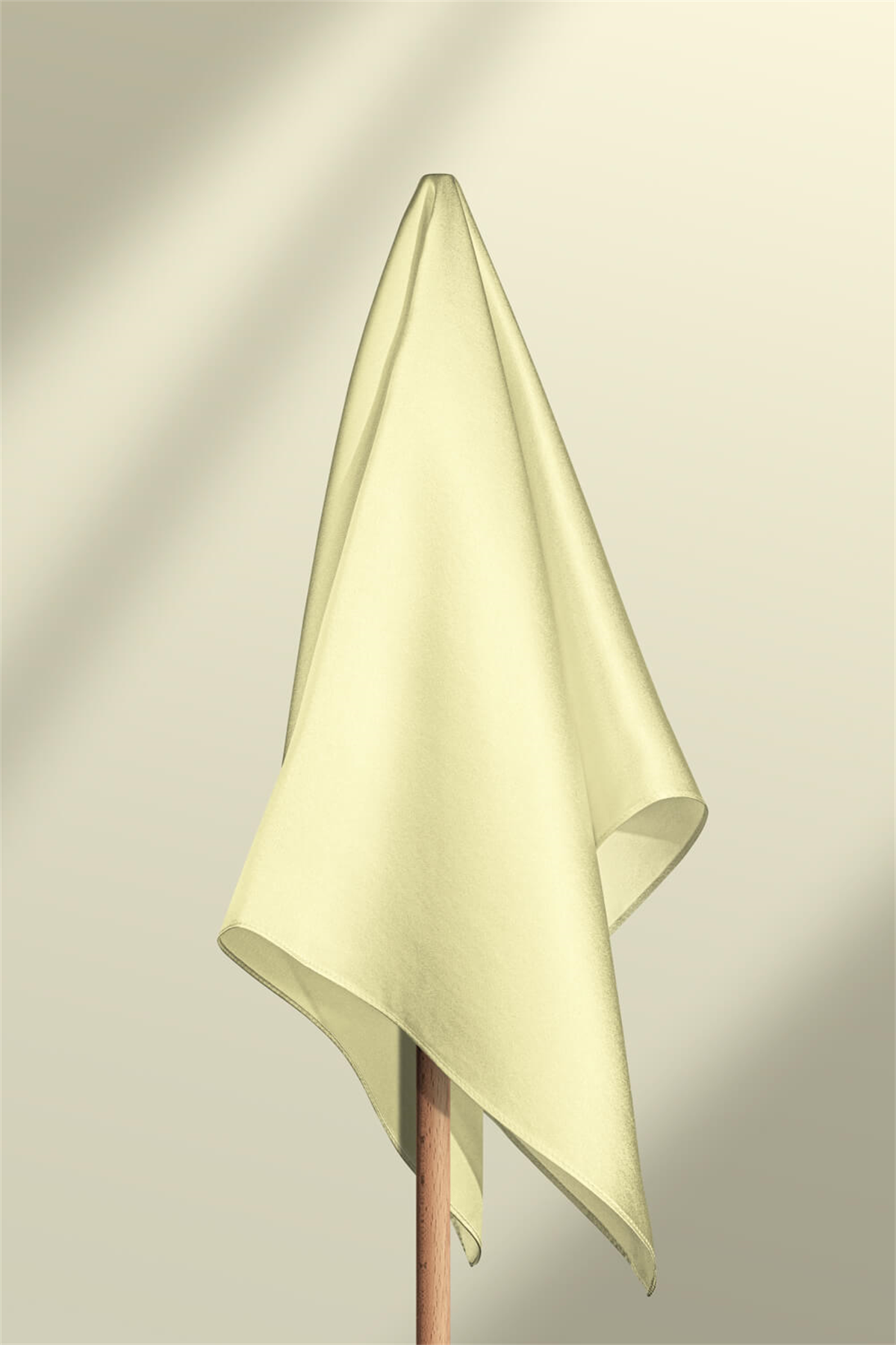 Şifon Limon Sarısı Bandana