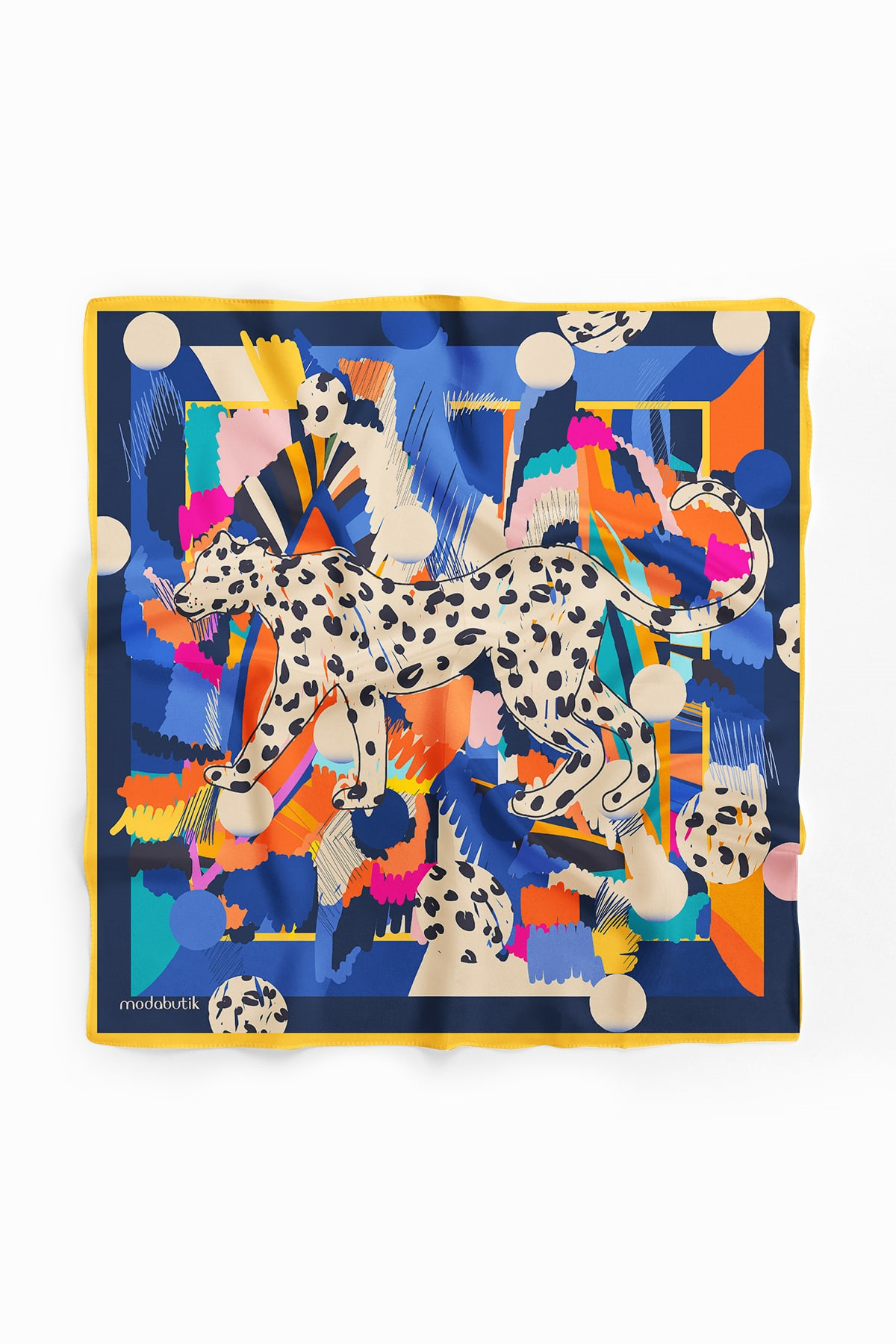 Modabutik Kaplan Desenli Bandana