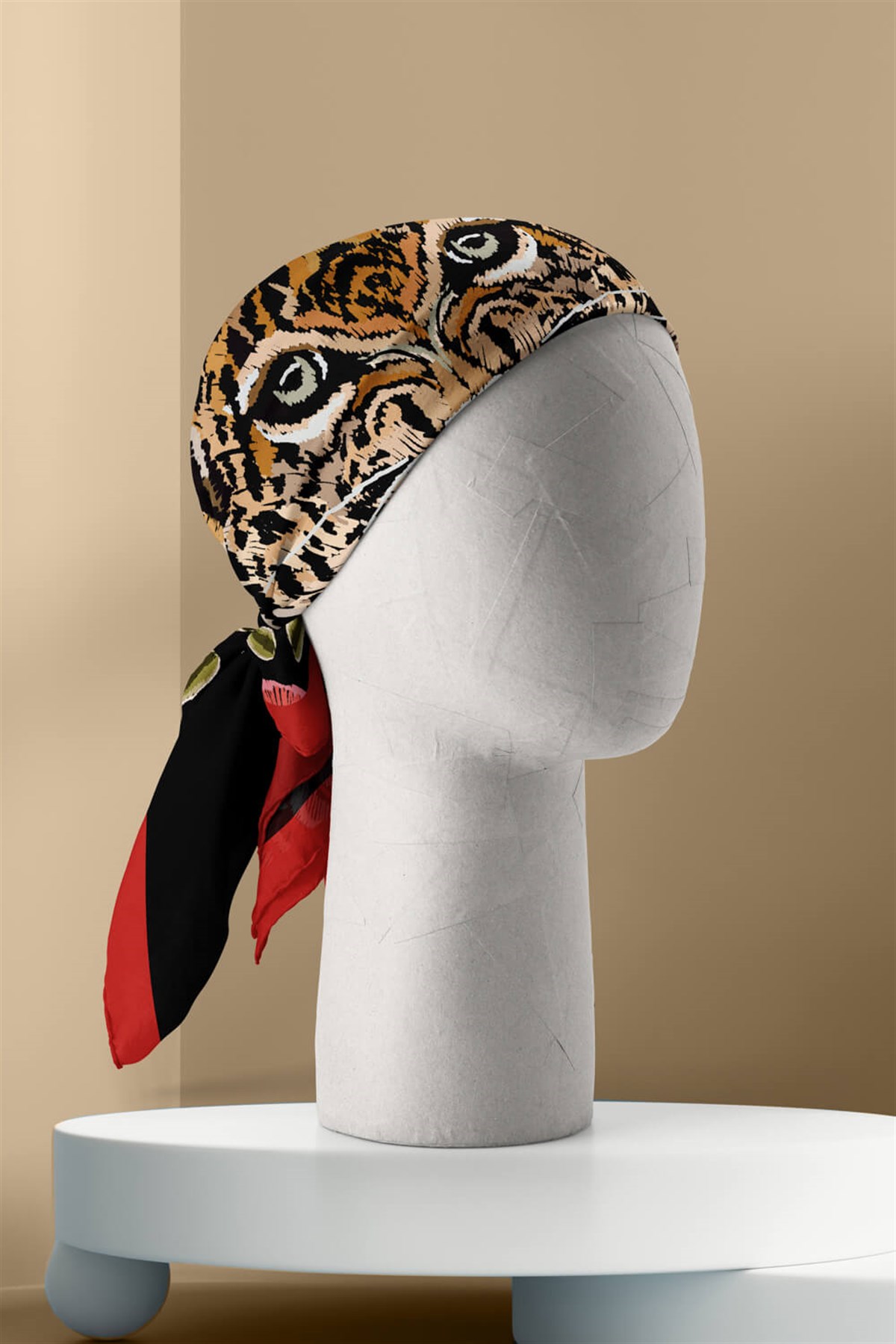 Violla Kaplan Desenli Bandana