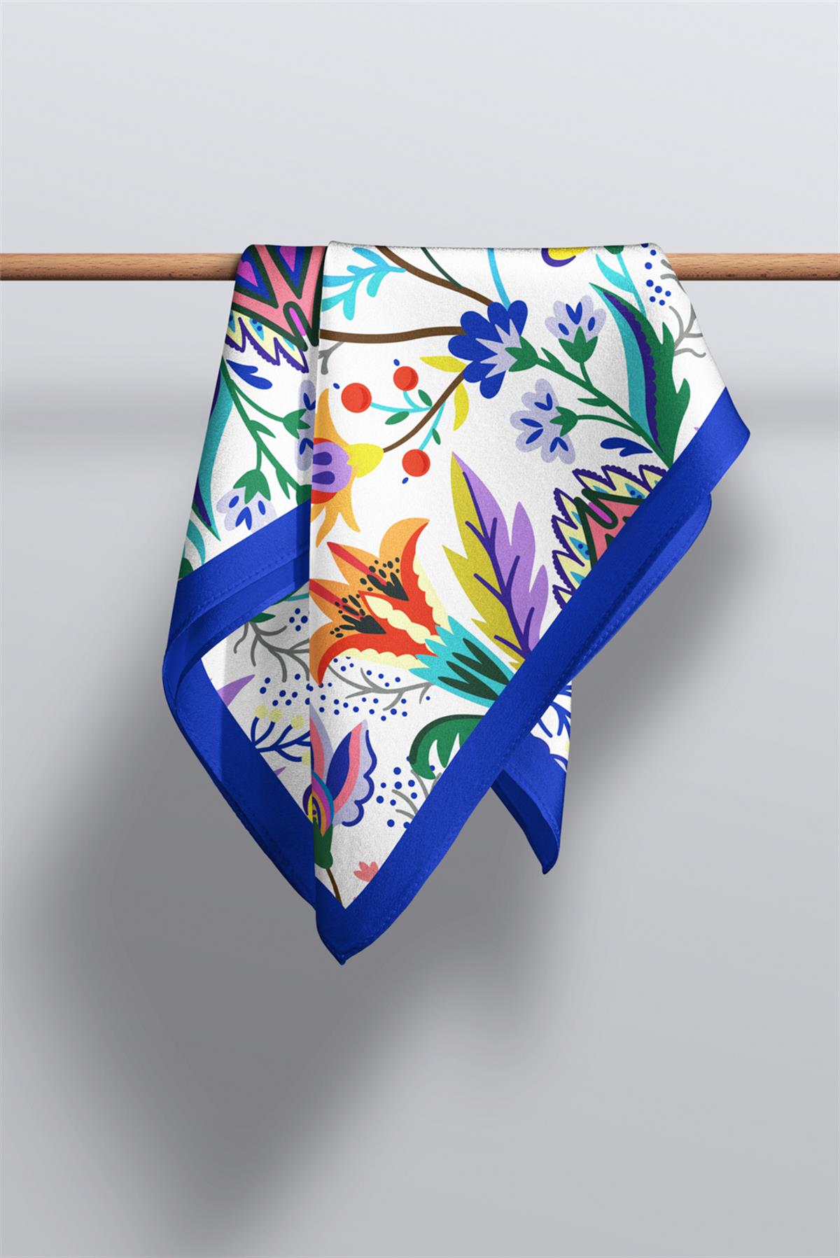 Modabutik Çiçek Desenli Fular