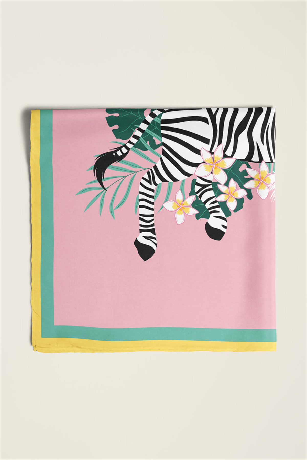 A39 Violla Zebra Desenli Bandana