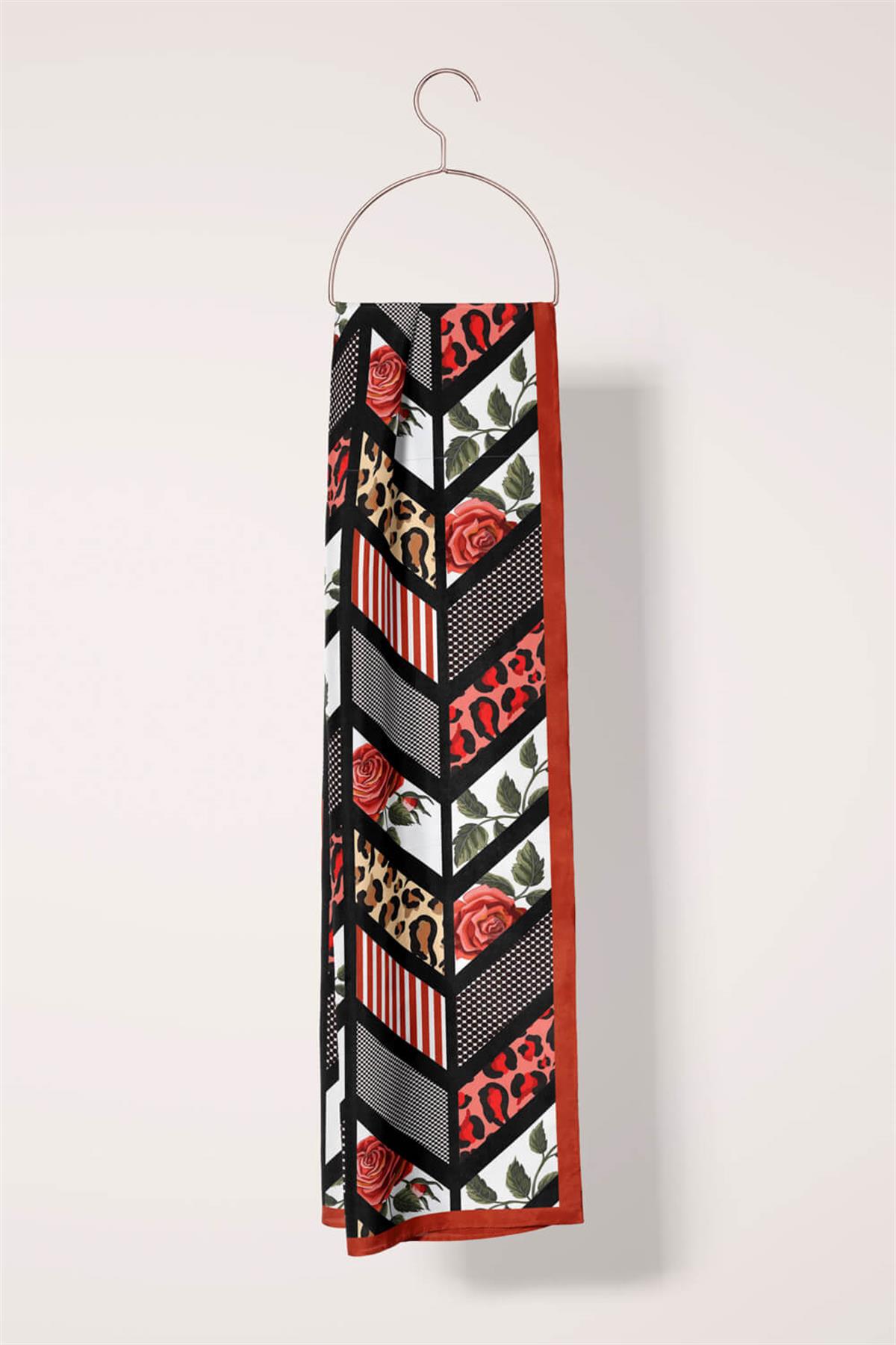 Modabutik Gül Desenli Kadın Fular