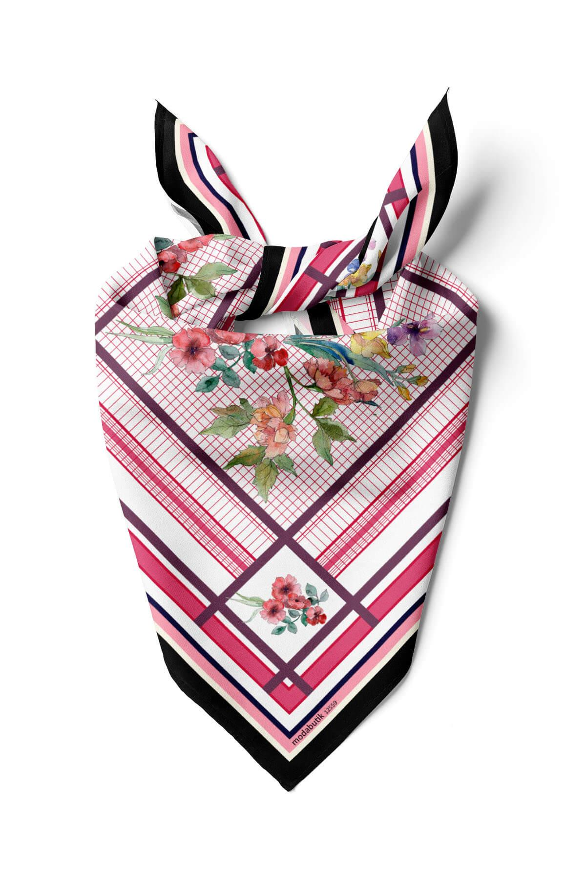 B115 GEOMETRIC COLUR BANDANA