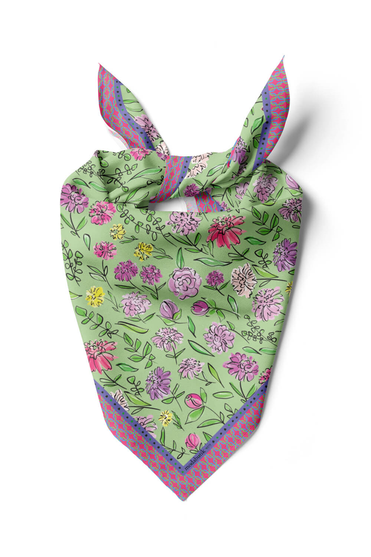 D32 KADIN DESENLİ BANDANA