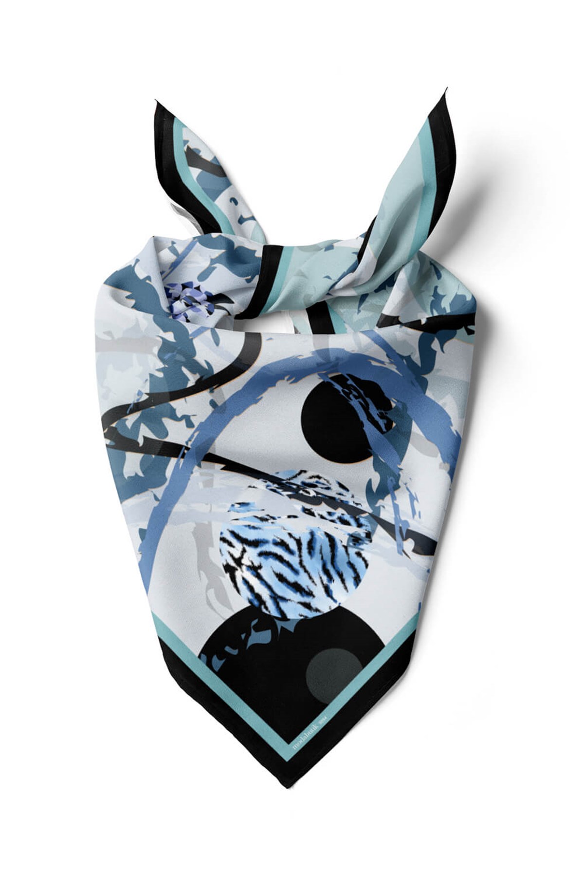 Violla Y45 KADIN GEOMETRİK DESENLİ BANDANA (DG9864)