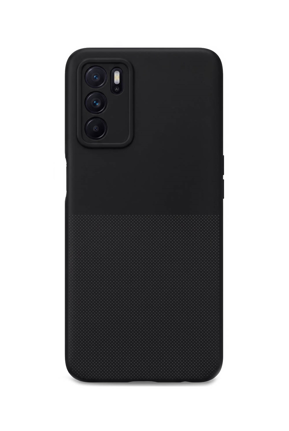 Oppo A16 4G Uyumlu Kamera Korumalı Silikon Telefon Kılıfı Darbe Emici İçi Kadife Tırtıklı Kaymaz Yüzeyli Yumuşak Kılıf