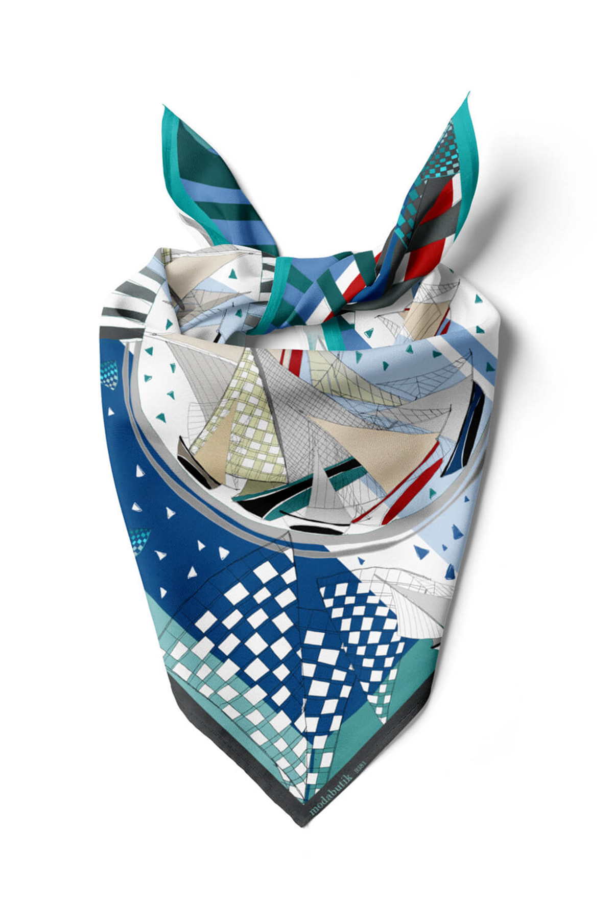 C70  KADIN DESENLİ BANDANA