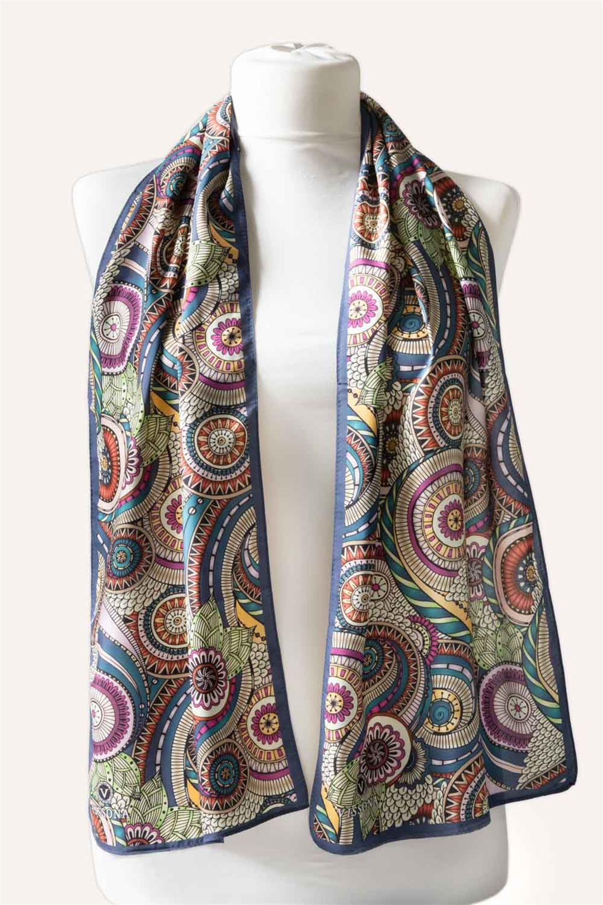 Modabutik Geometrik Desenli Kadın Fular