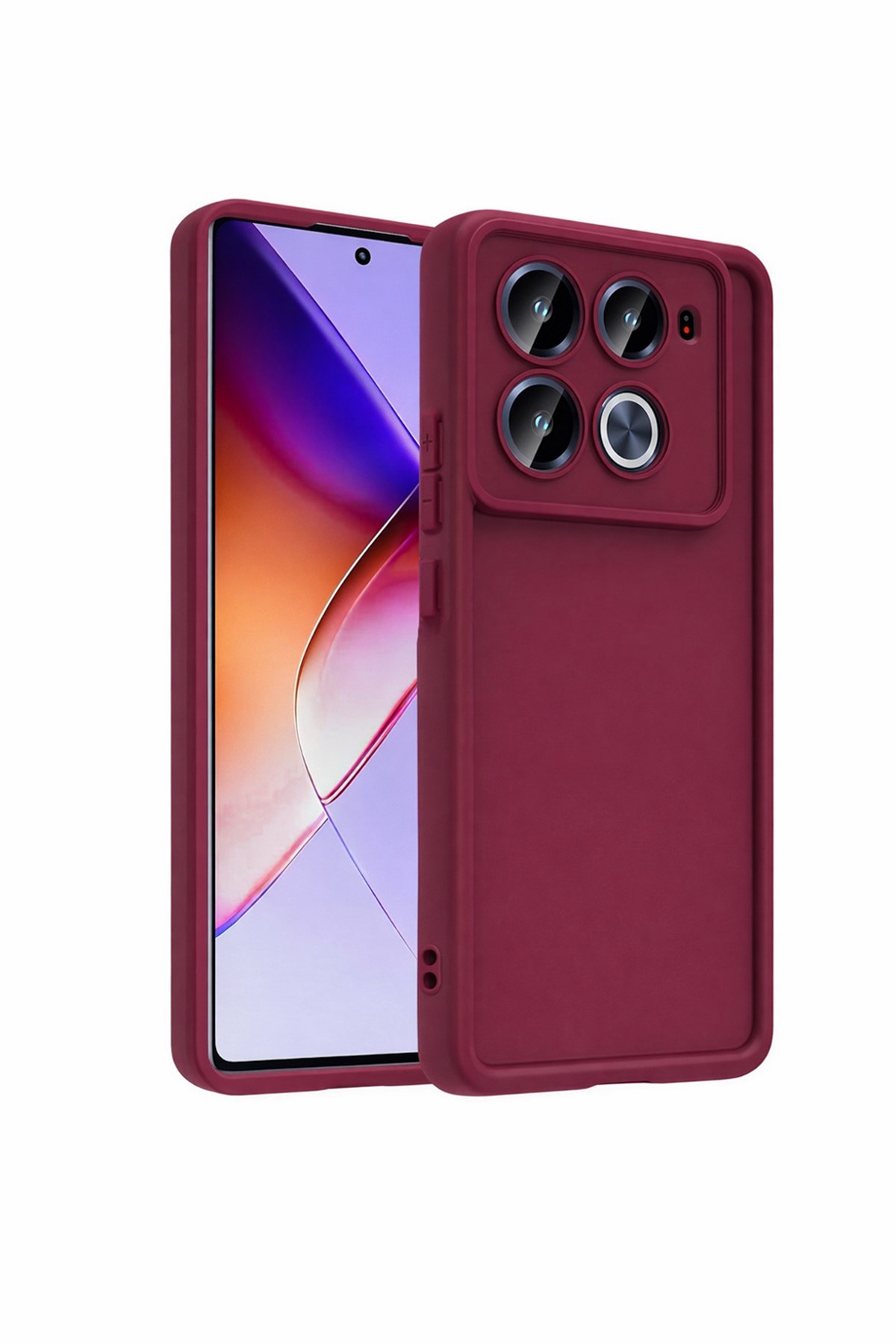 infinix Note40Pro 4G/5G / Note40Pro+ 5G Kılıf – Kamera Çıkıntılı – Mat Silikon Telefon Kılıfı