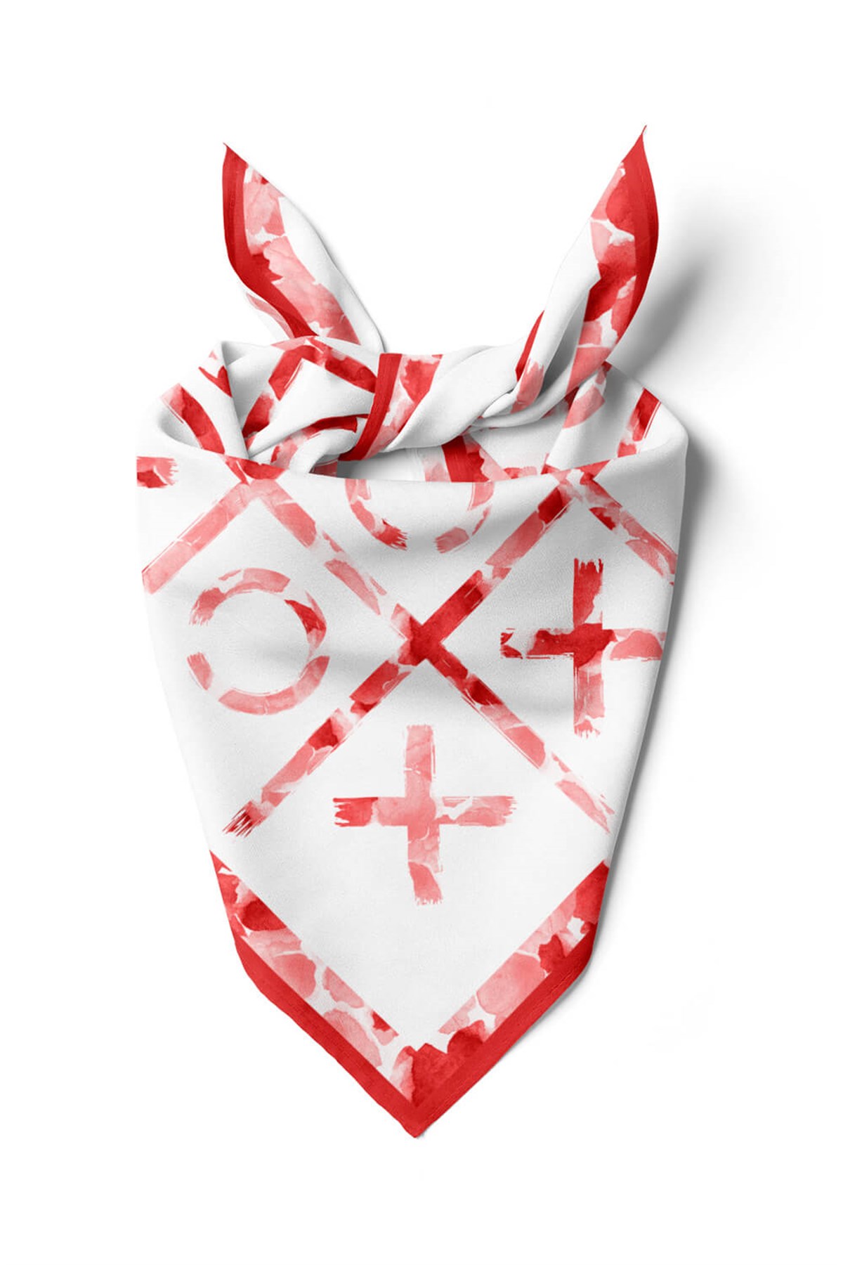 E76  Violla XOX Desenli Bandana