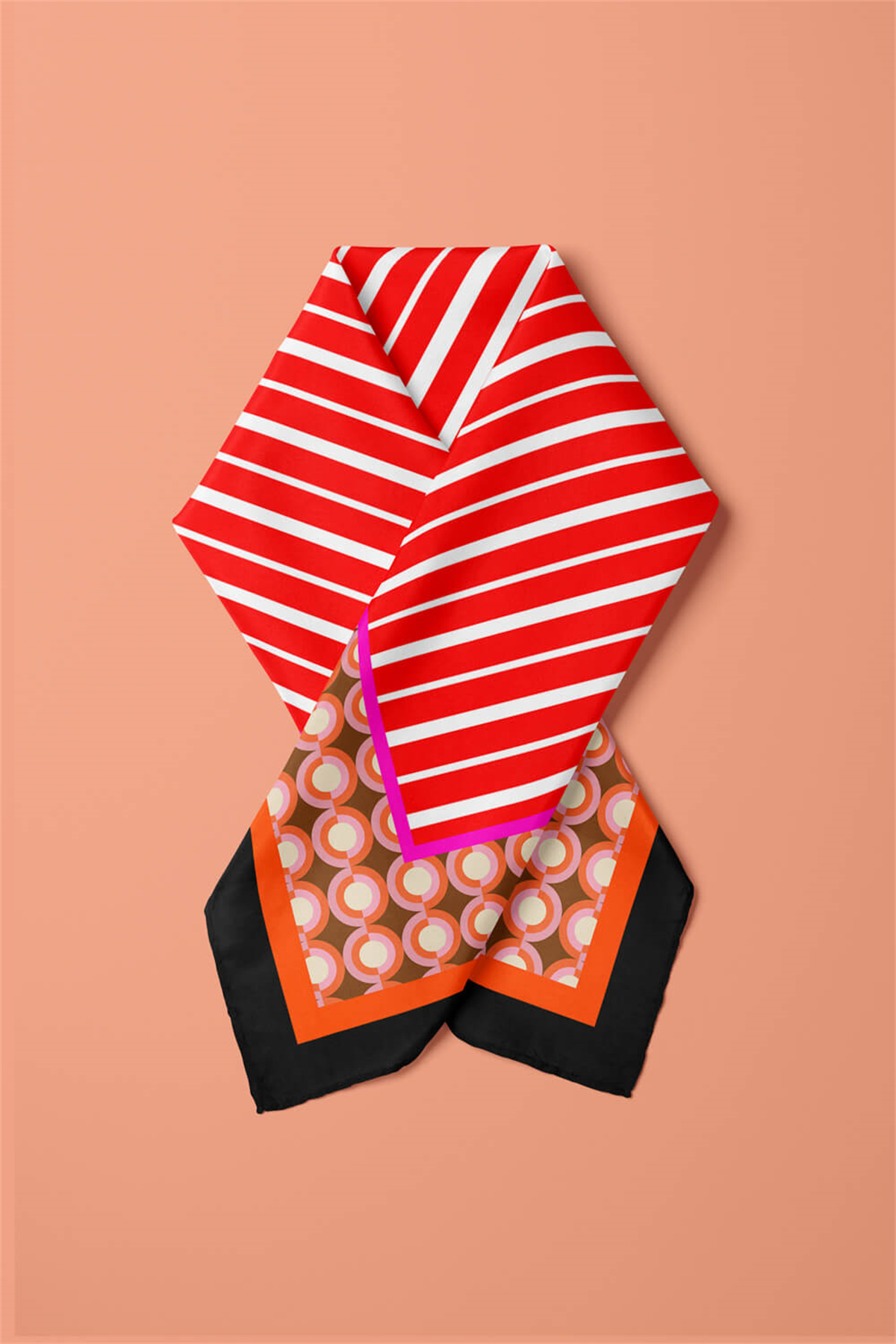 G93 KADIN DESENLİ BANDANA DG-560