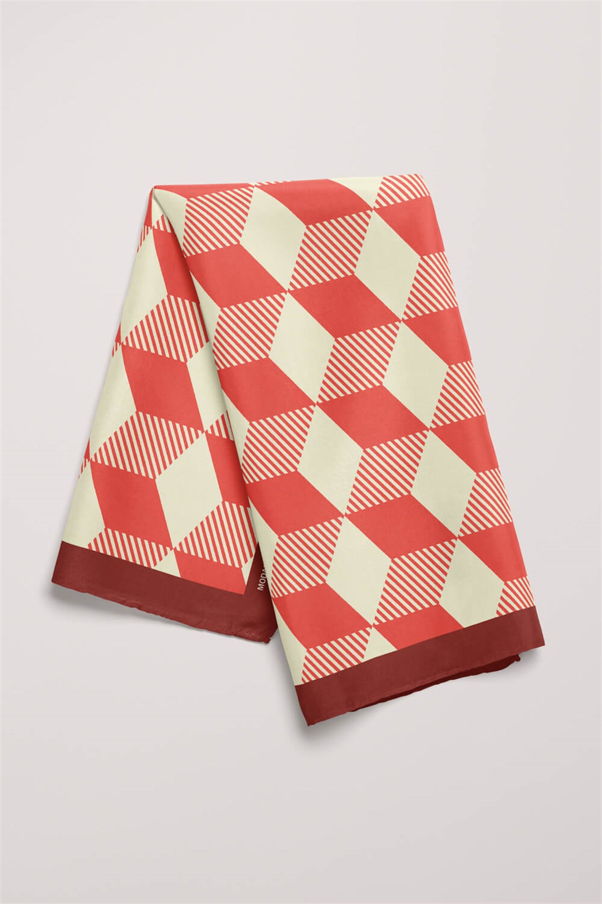 Violla V44 Kadın Geometric Desenli Bandana 50x50 DG0123-22