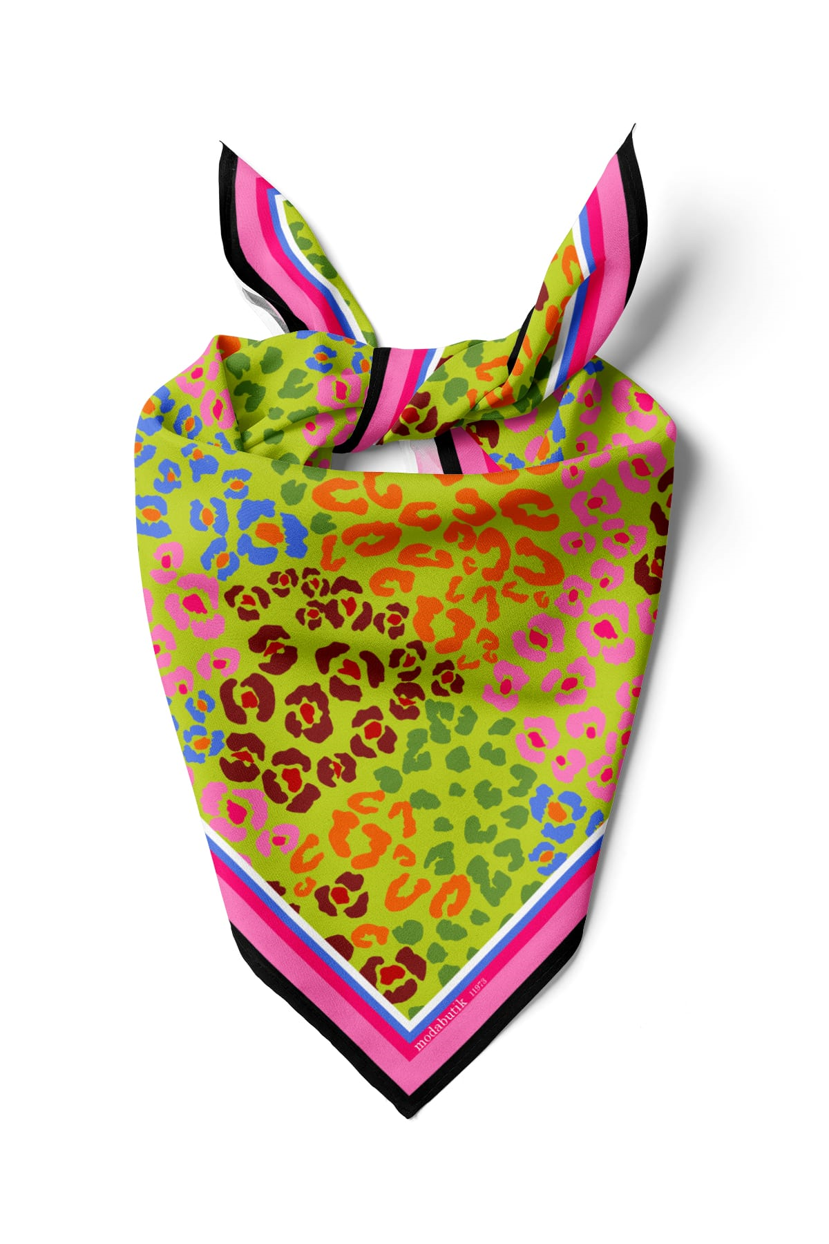 F83 LEOPARD TASARIMLI BANDANA  DG11973