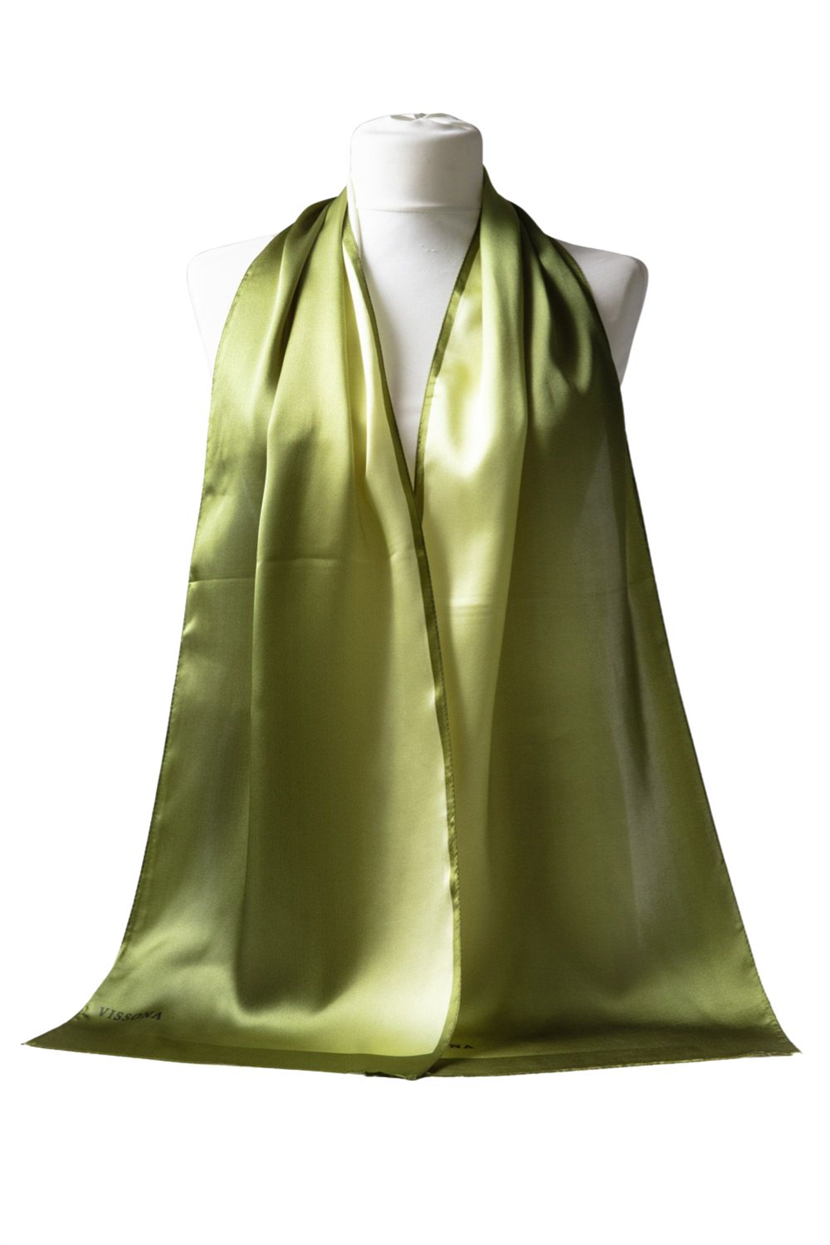 SATEN İPEK DEGRADELİ FULAR 30X170