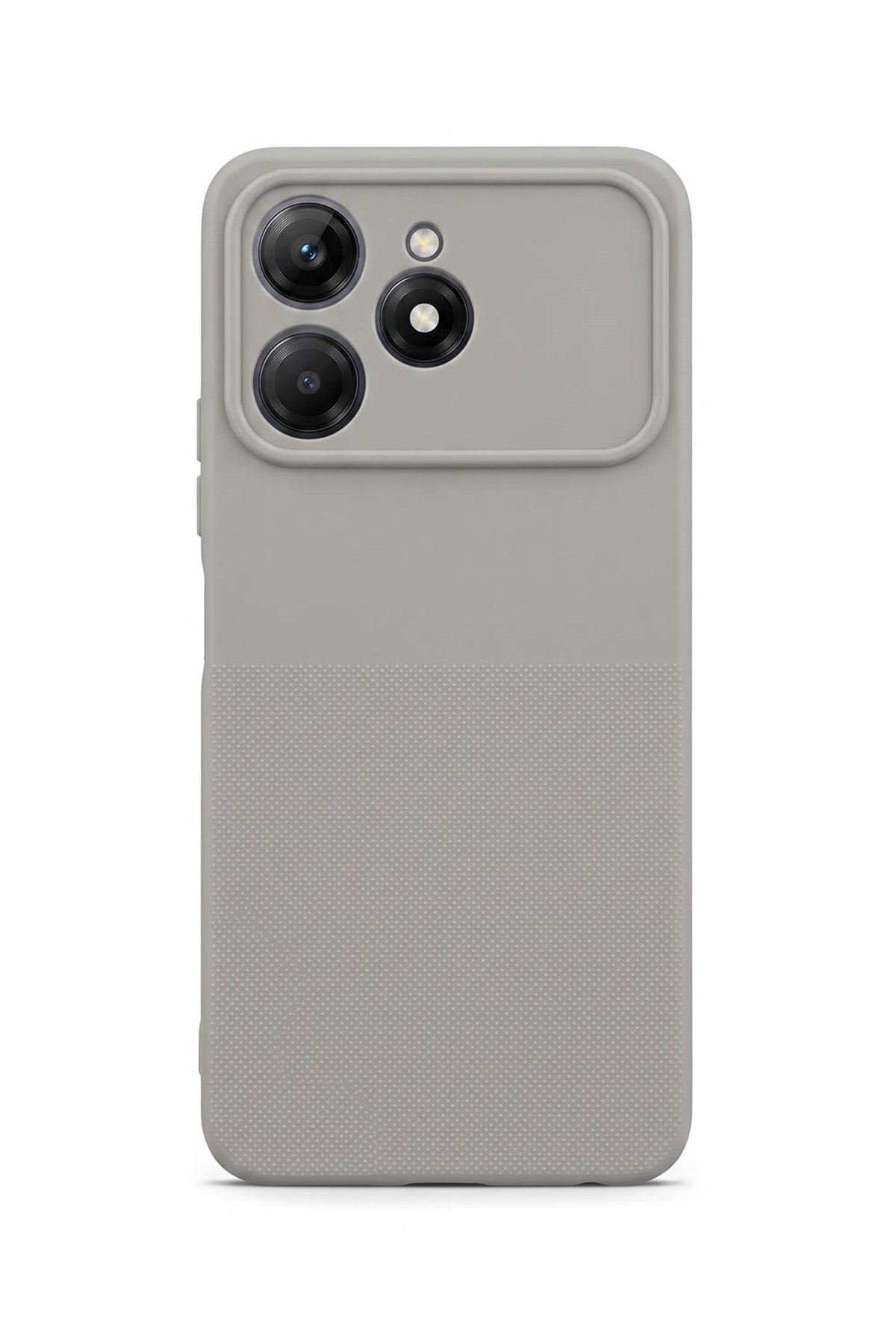 Tecno Spark 40 Uyumlu Kamera Korumalı Silikon Telefon Kılıfı Darbe Emici İçi Kadife Tırtıklı Kaymaz Yüzeyli Yumuşak Kılıf