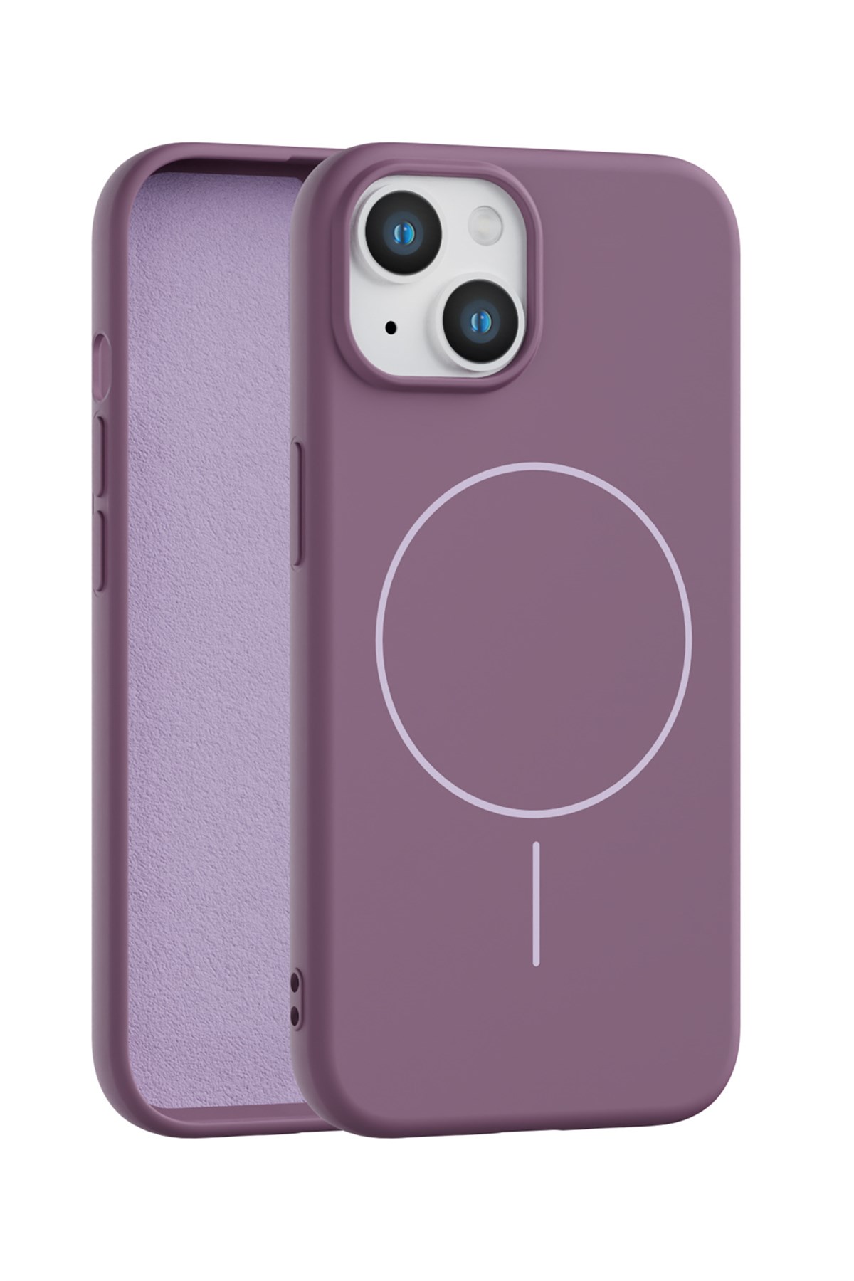 iPhone 13 Uyumlu İçi Kadife Magsafe Wireless Şarj Özellikli Telefon Kılıfı