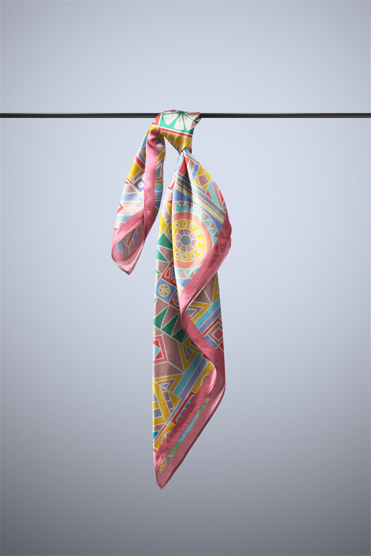 C3 Modabutik Geometrik Desenli Bandana