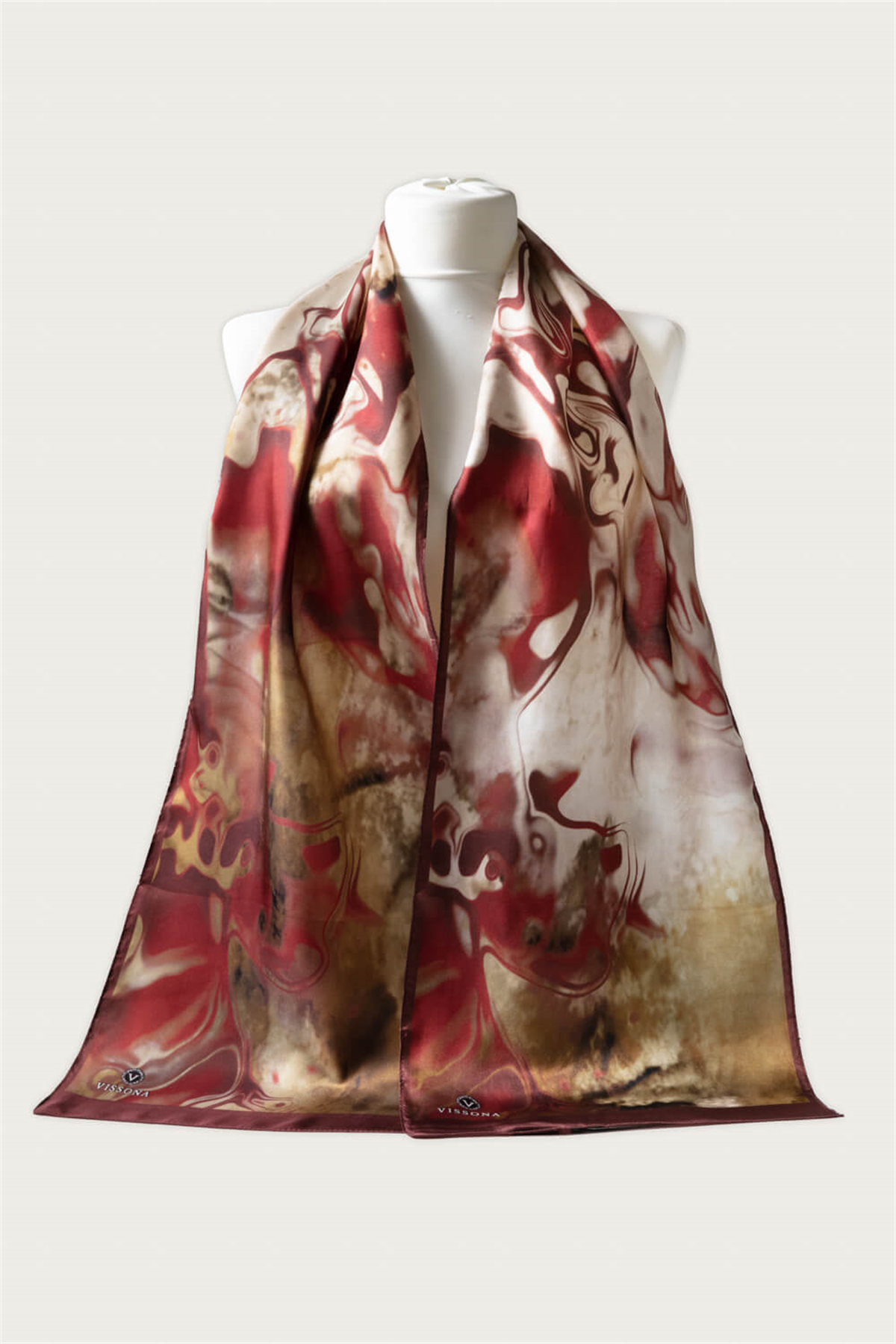 100% Silk Headscarf for Women - 12