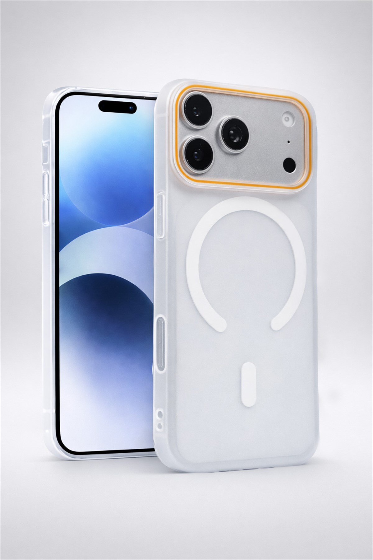 iPhone 17 Pro Kılıf – MagSafe Uyumlu – Mat Sert Arka Kapak Telefon Kılıfı