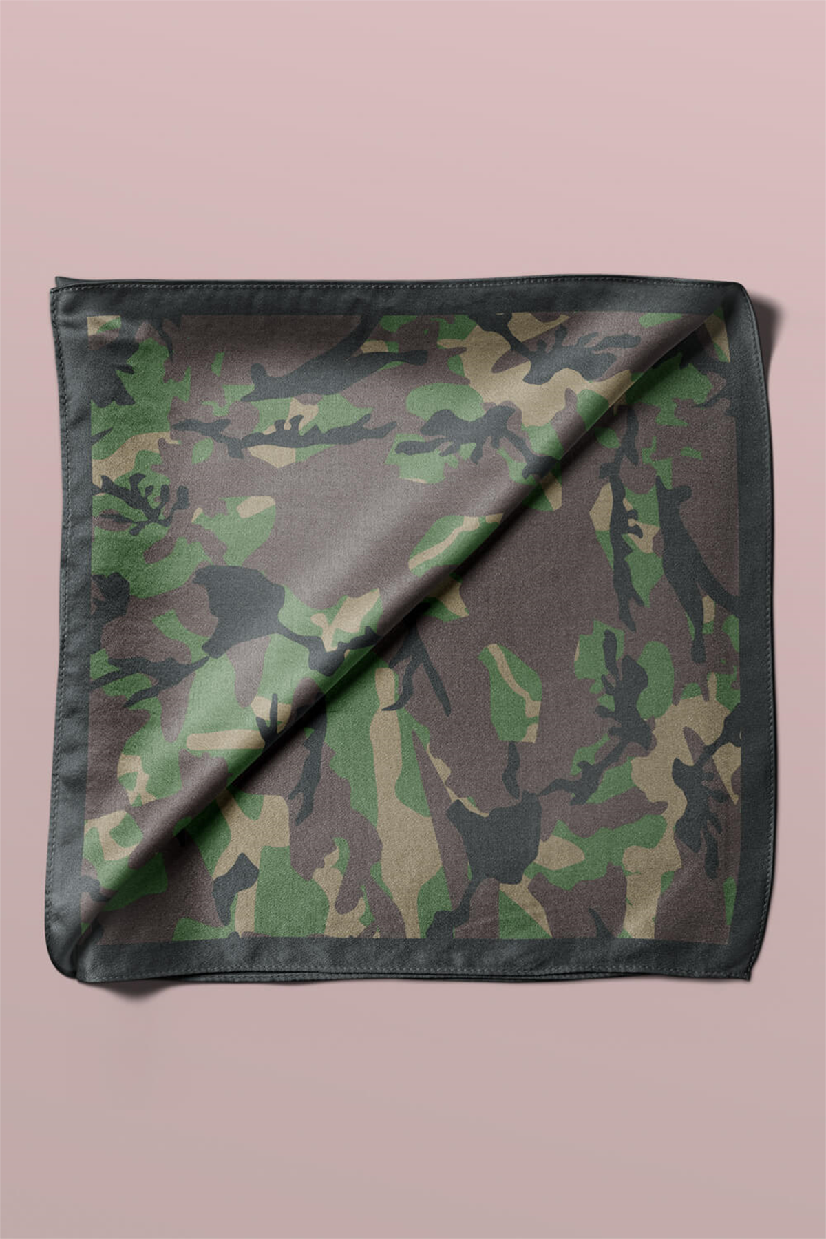 A70 Modabutik Kamuflaj Desenli Bandana