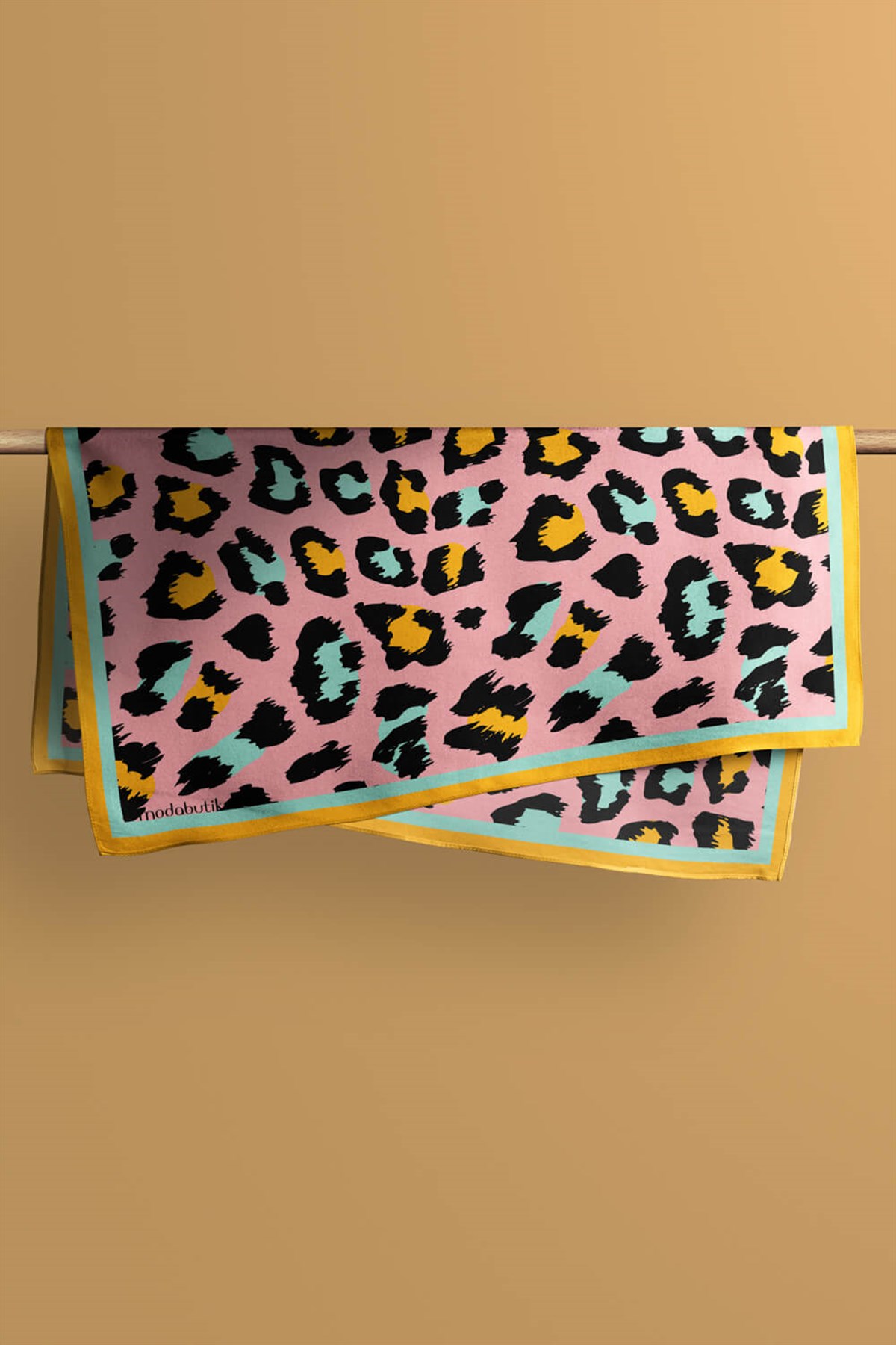 A84 Violla Leopar Desenli Bandana