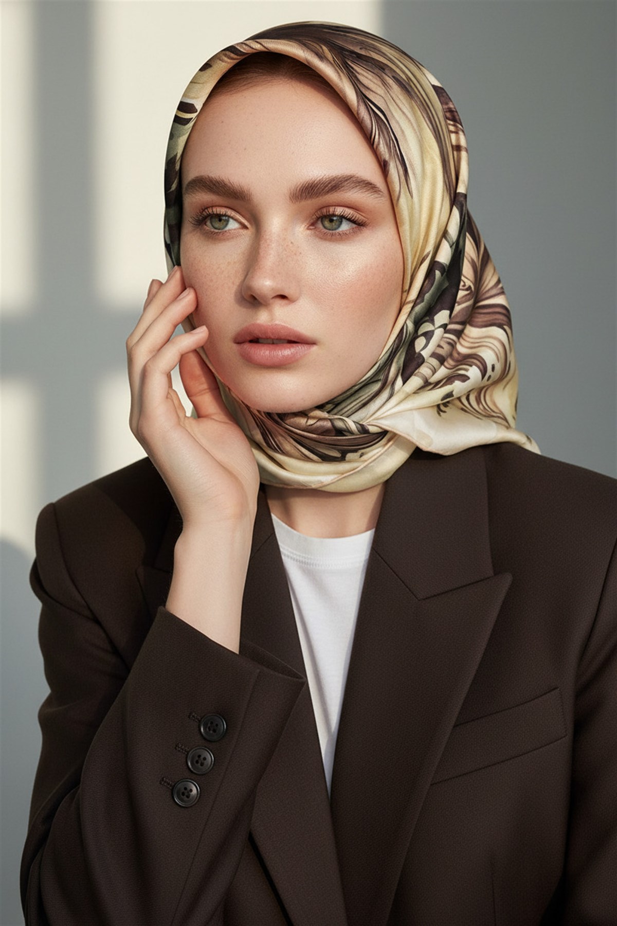 Twill İpek Eşarp