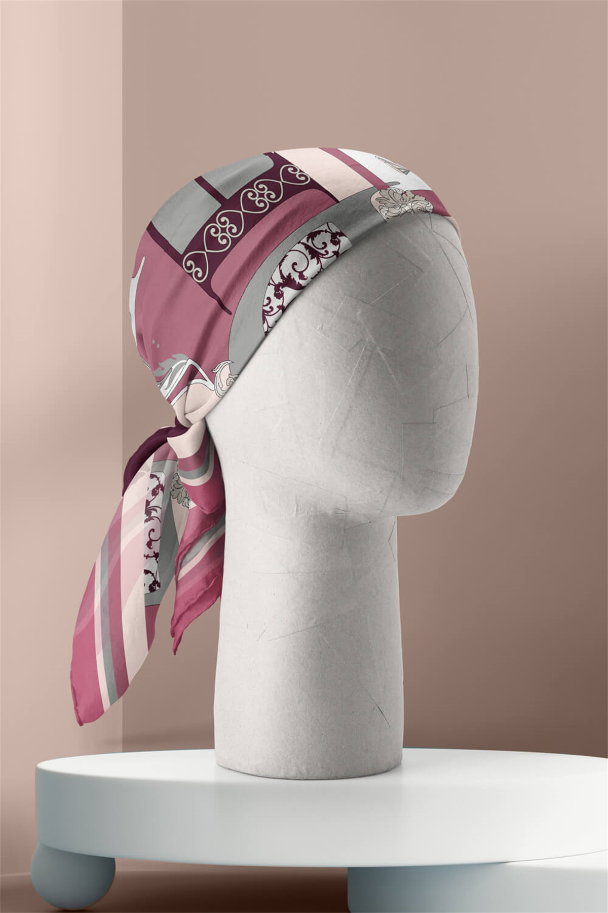 G19 Modabutik Love Desenli Bandana