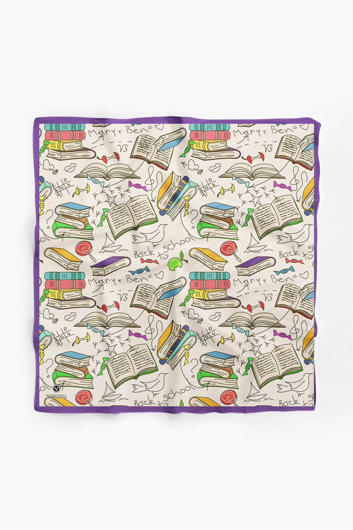 100% Silk Headscarf for Women - 22