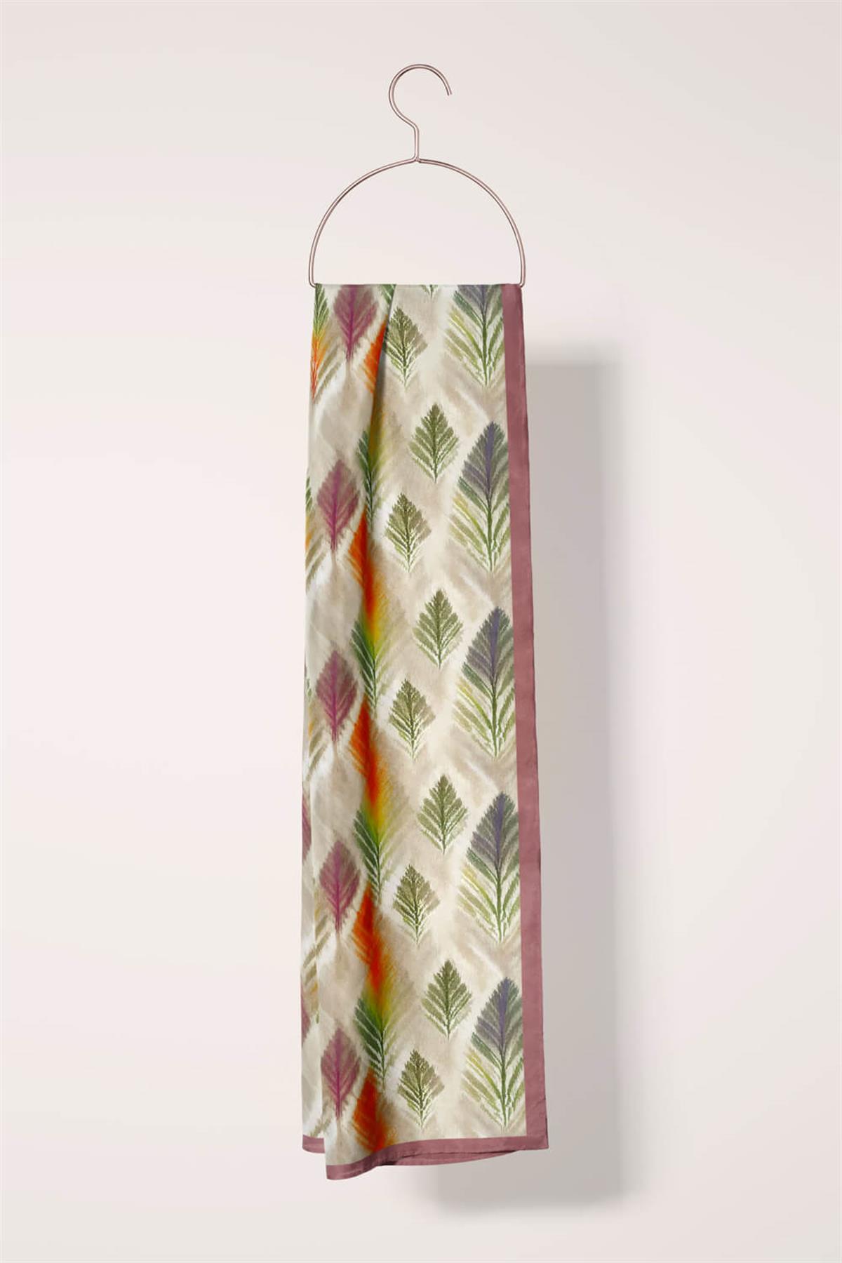 Modabutik Yaprak Desenli Fular