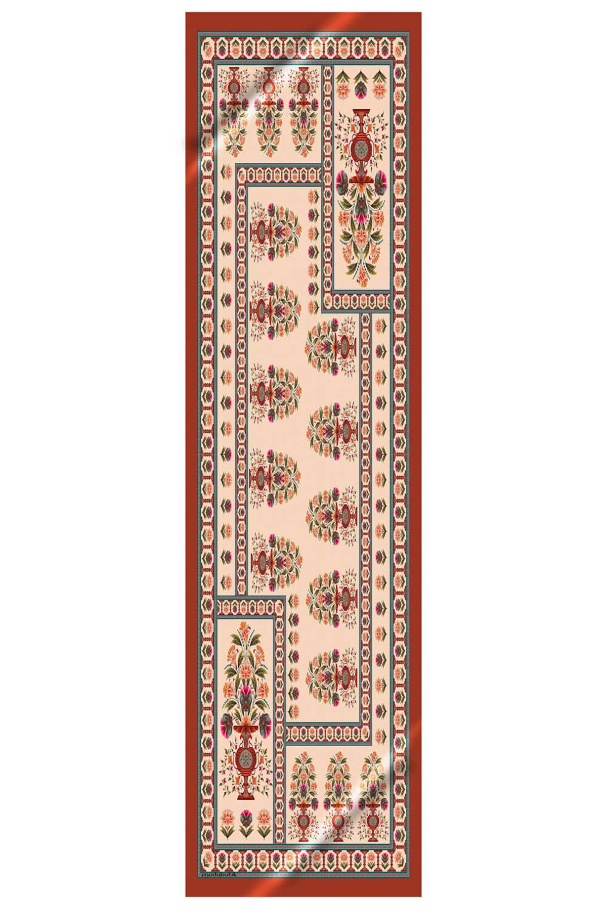 I91 Modabutik Çiçek Desenli Kadın Fular