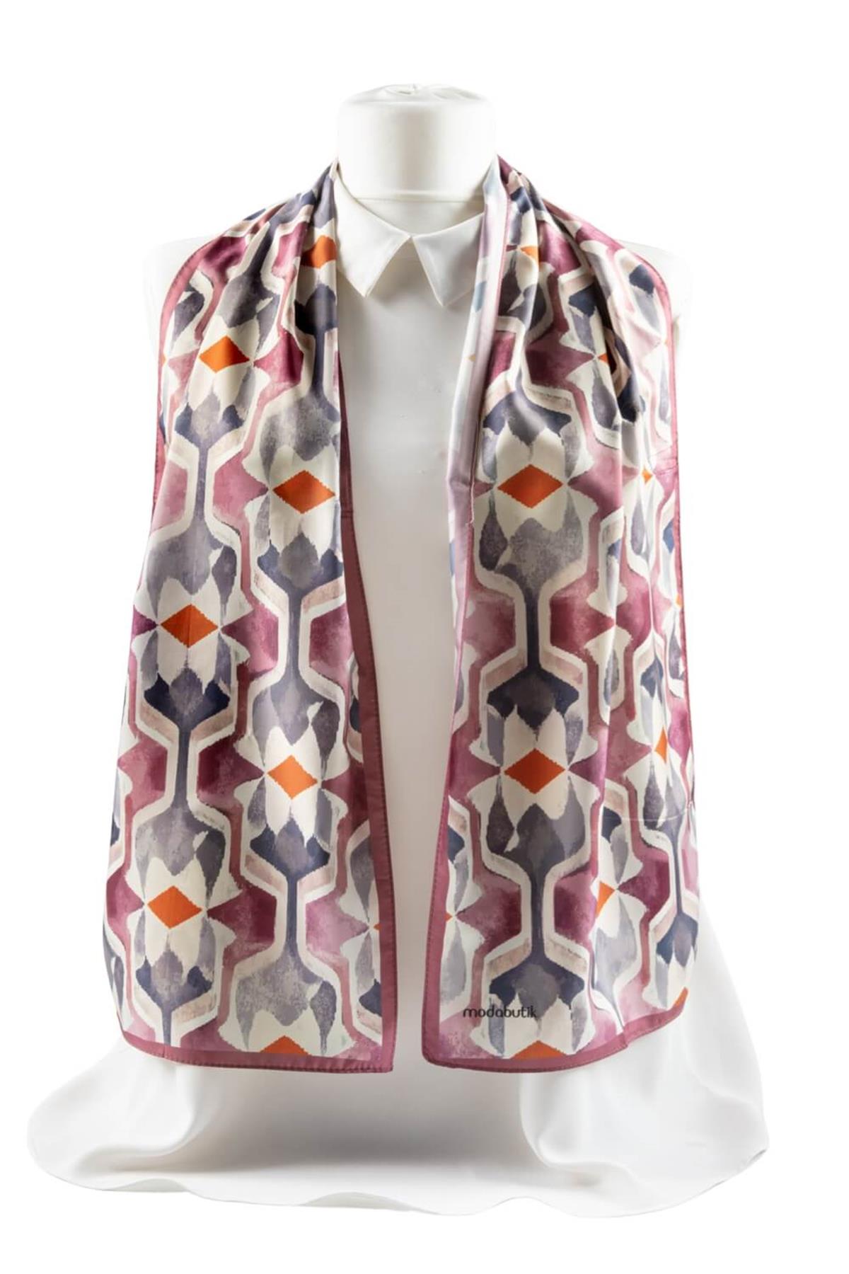 Modabutik Geometri Desenli Fular