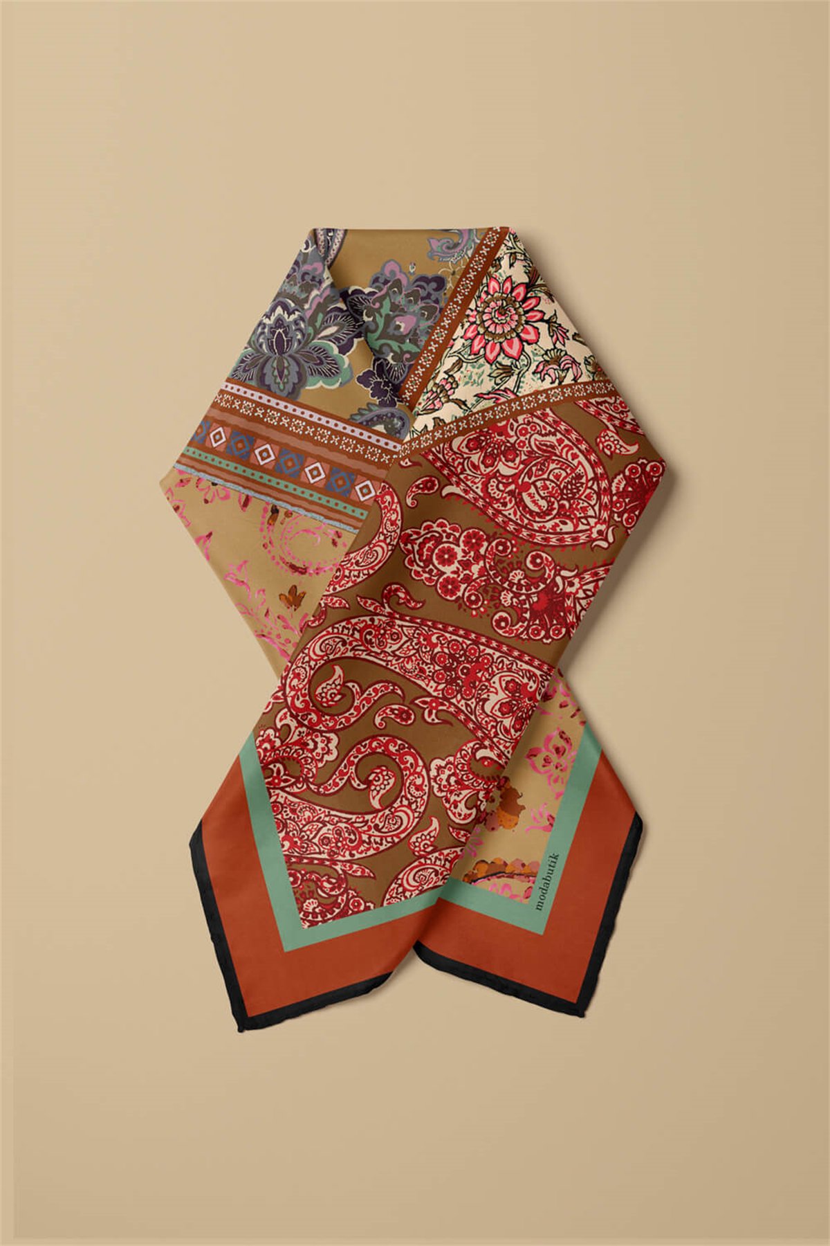 ETNIK ŞALLI BANDANA DG12175