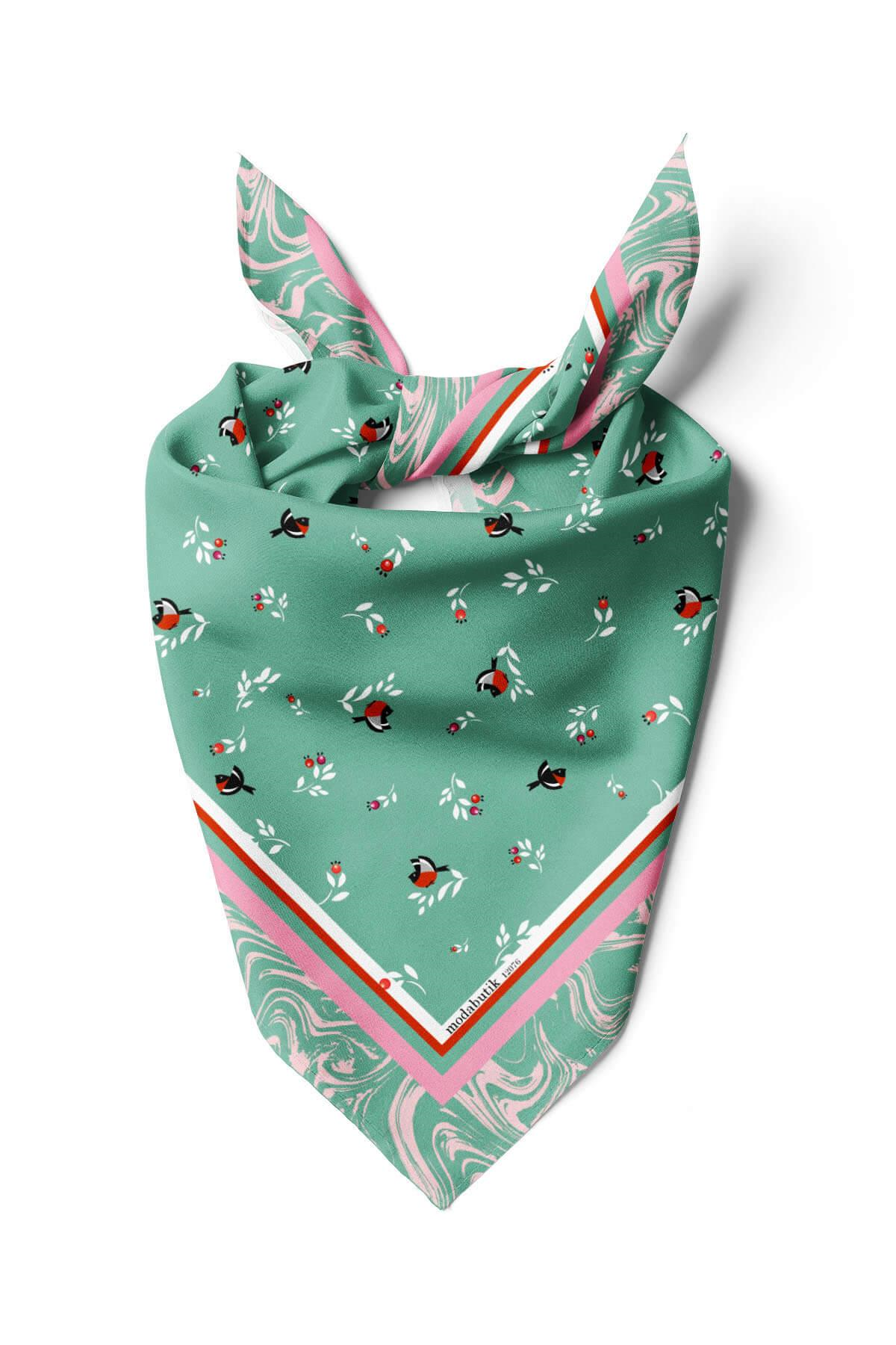 F115 ÇITIR RETRO DESENLİ BANDANA DG12076