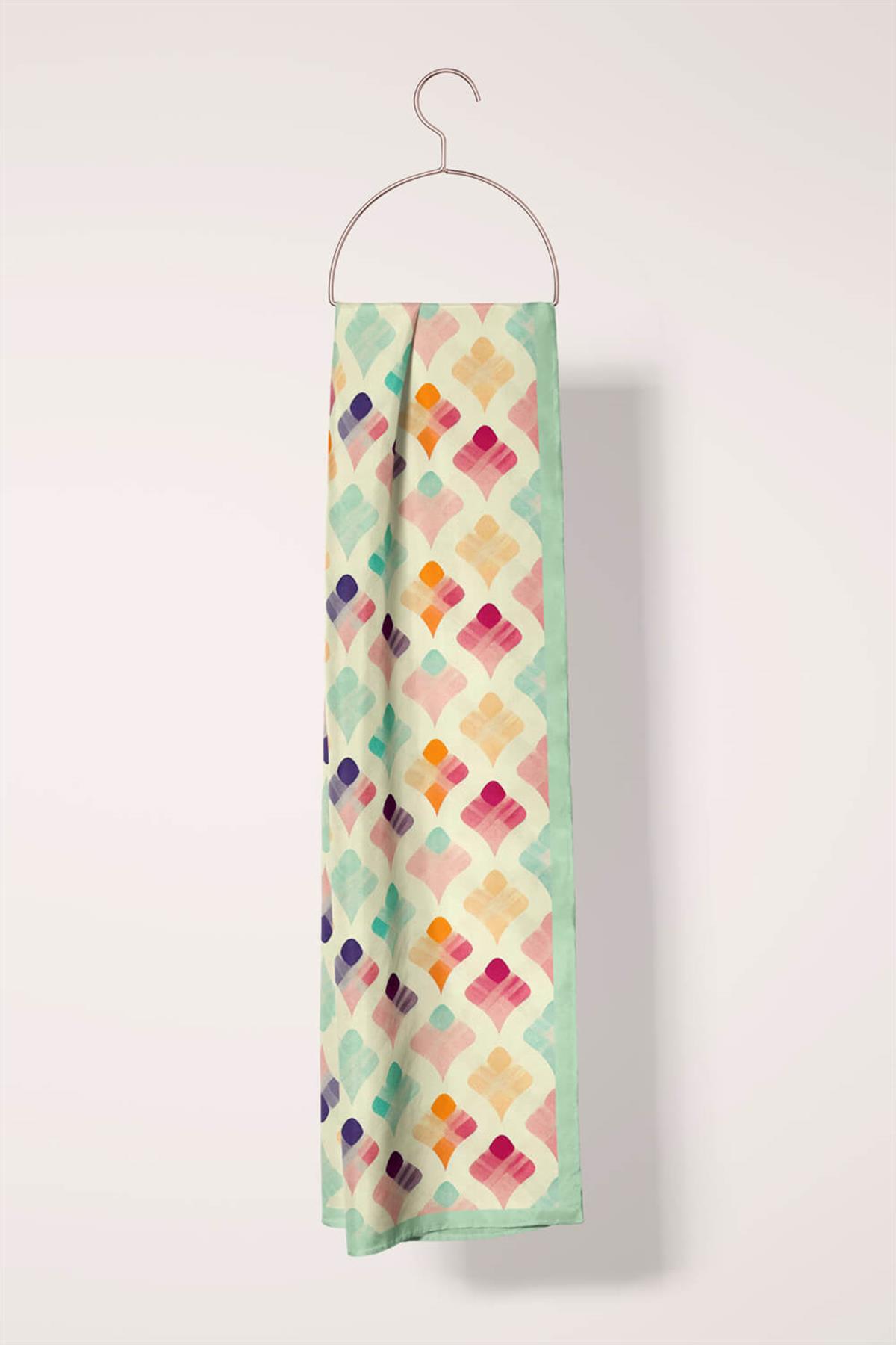 Modabutik Geometri Desenli Fular