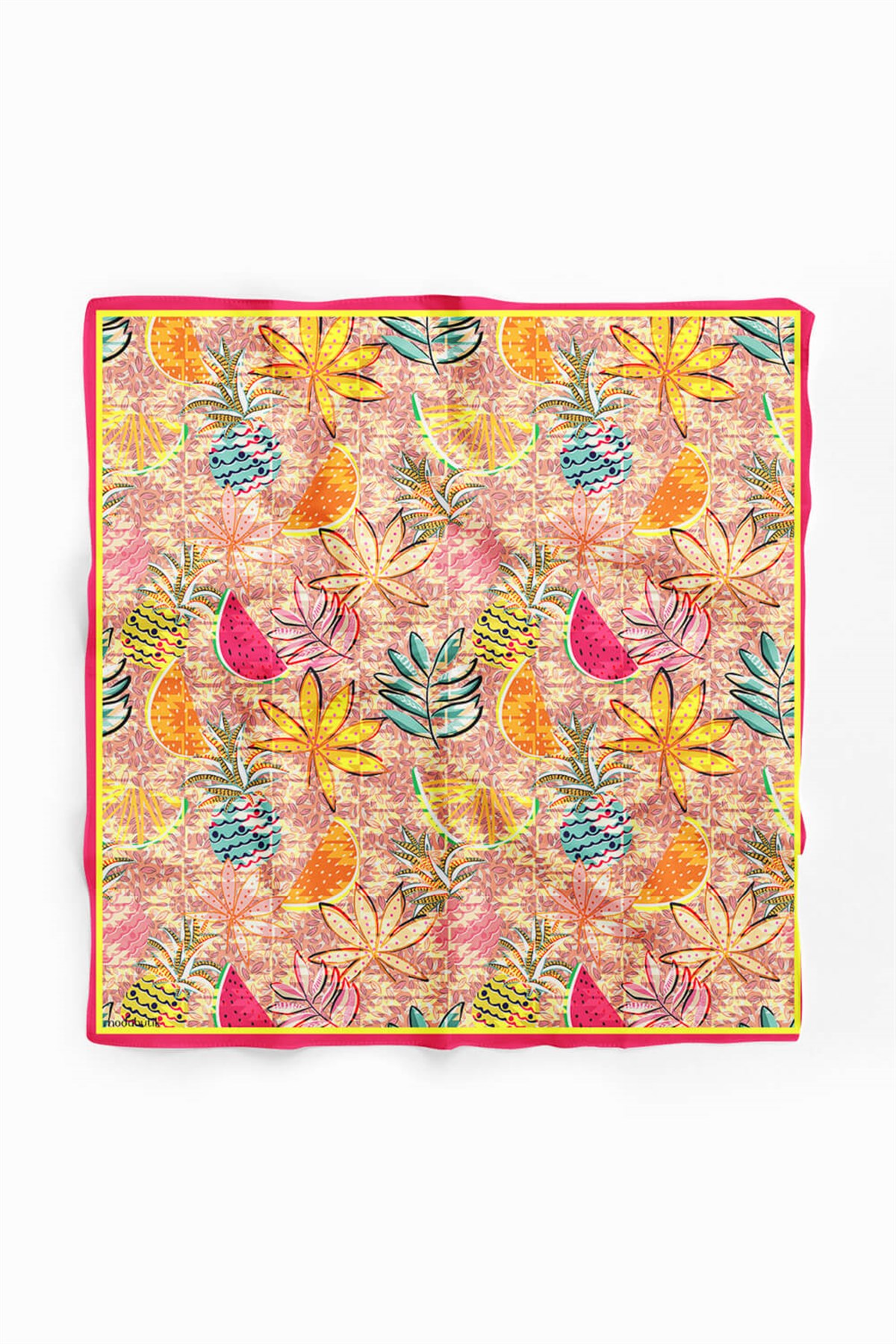 Z44 Violla Ananas Karpuz Desenli Bandana