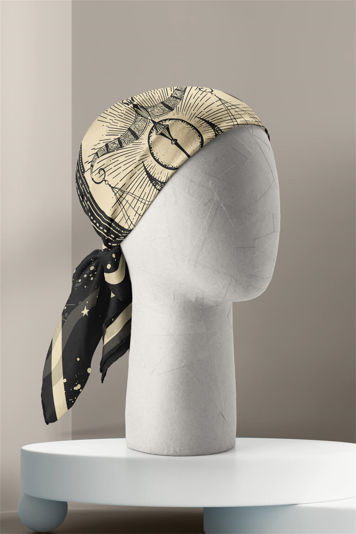 A86  Modabutik Terazi Burcu Bandana