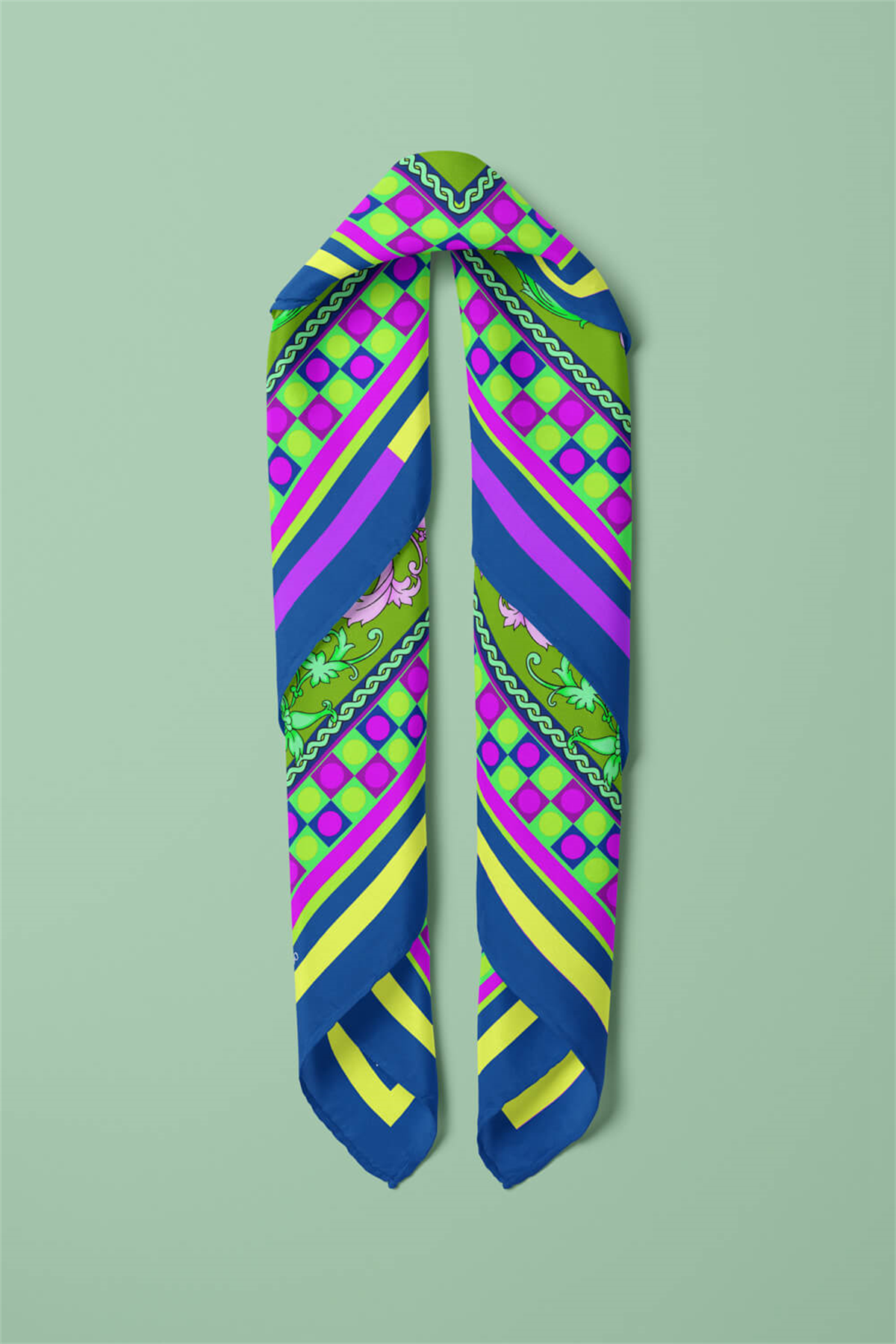 F107 BAROC TASARIMLI BANDANA