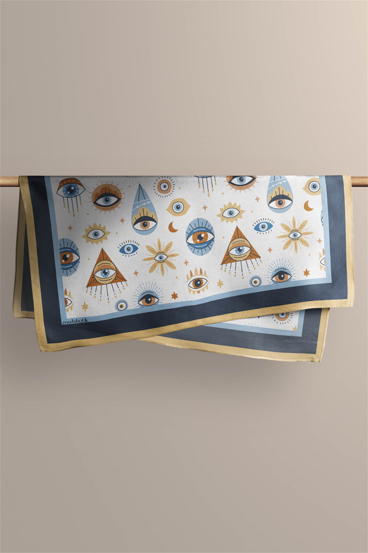 Z67 Modabutik Göz Desenli Bandana