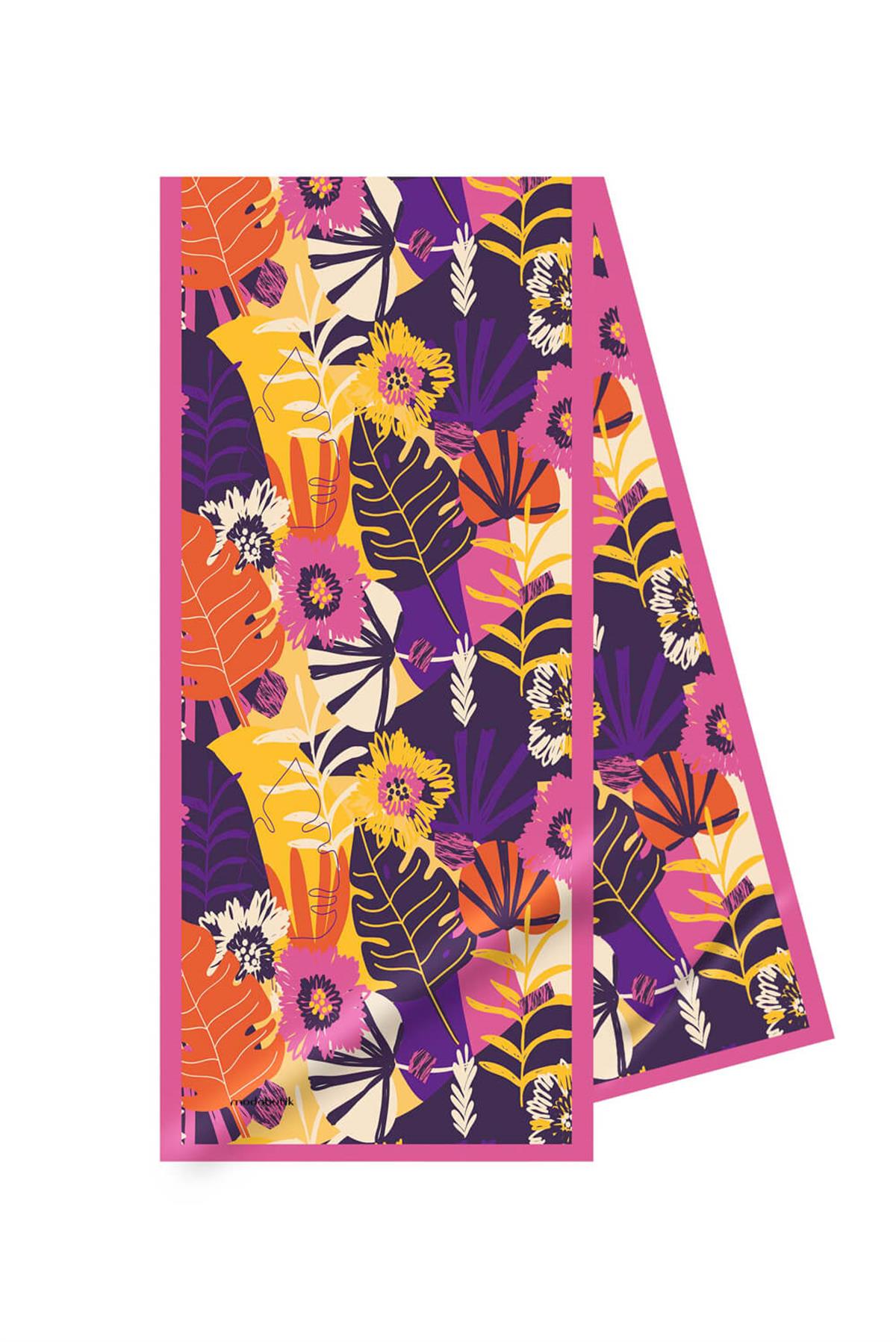 Modabutik Çiçek Desenli Kadın Fular